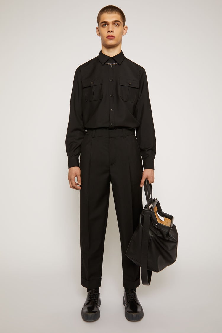 acne studios black trousers