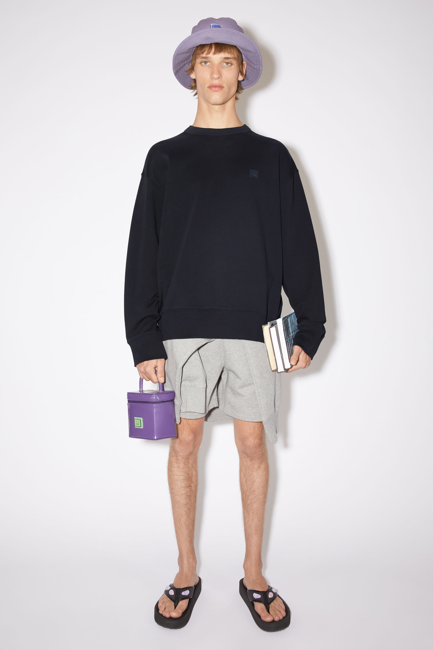 Acne Studios - Crew neck sweatshirt - Black