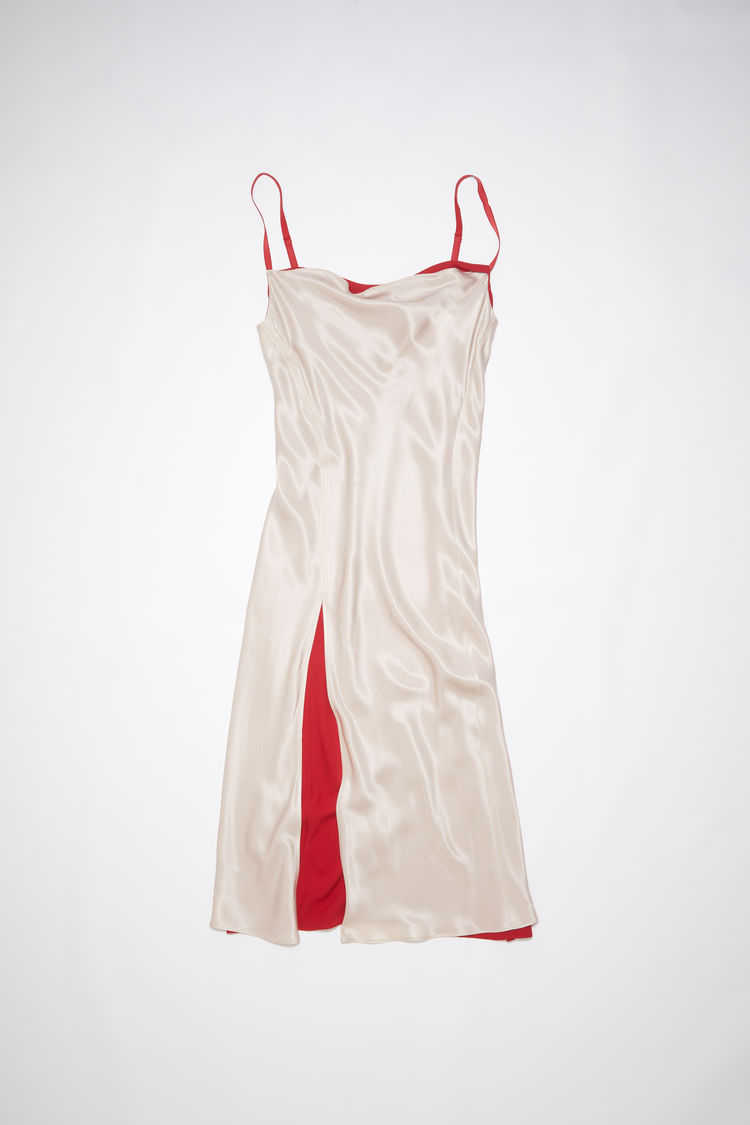 acne studios beige seamless midi dress Acne Studios Beige Midi Dress