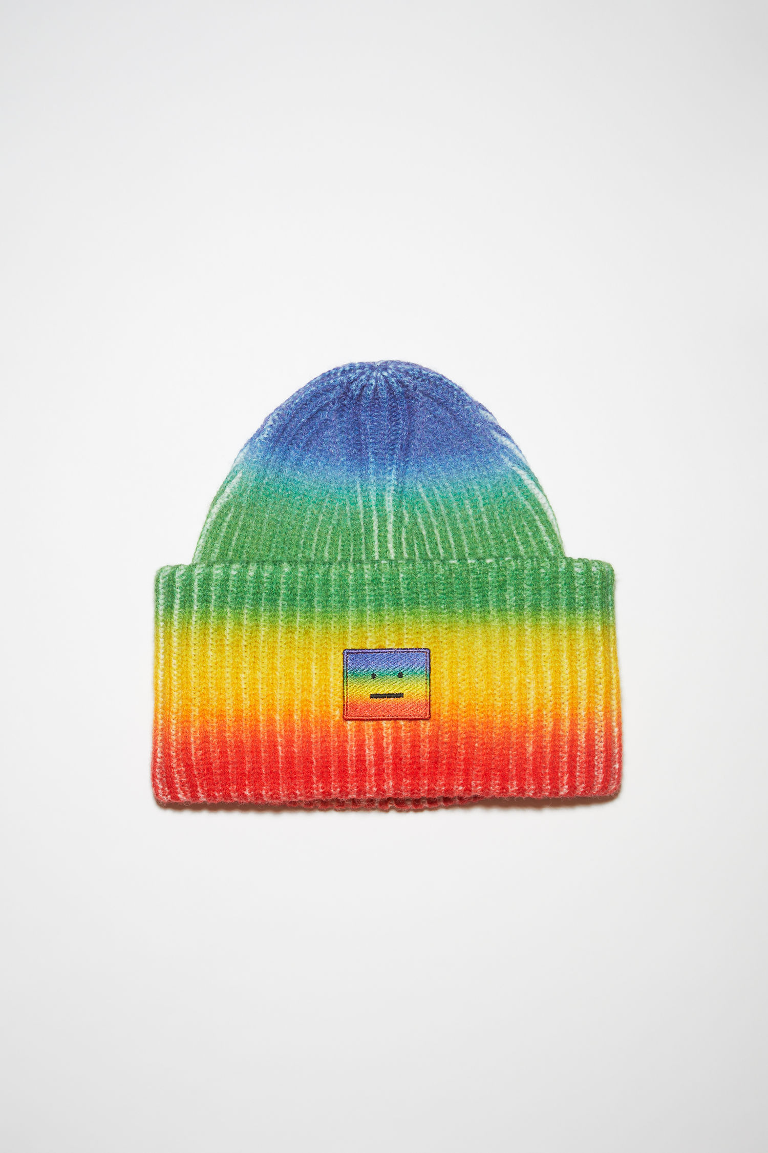 Acne Studios - Rainbow knit beanie hat 