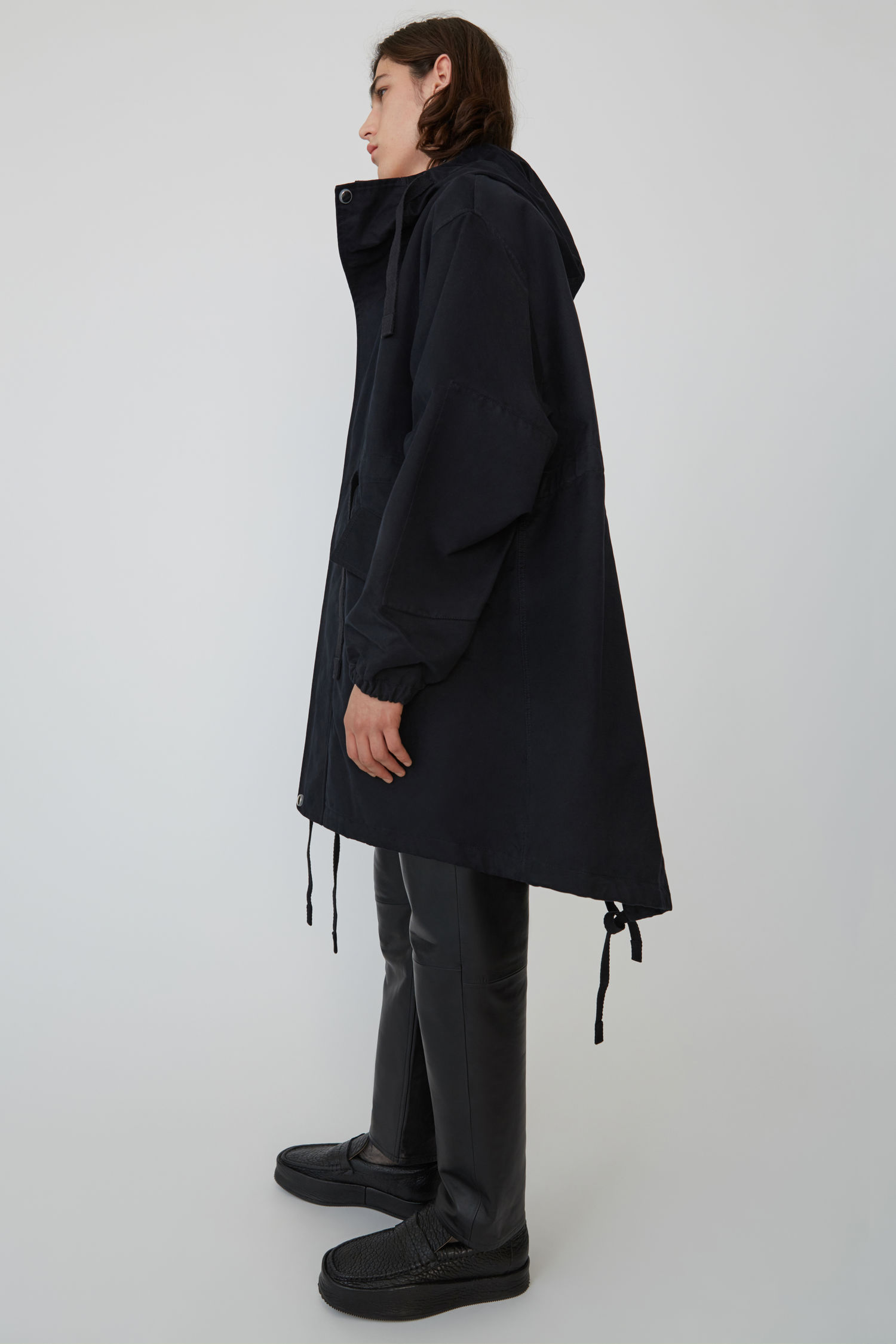 Acne Studios Fishtail Parka Black