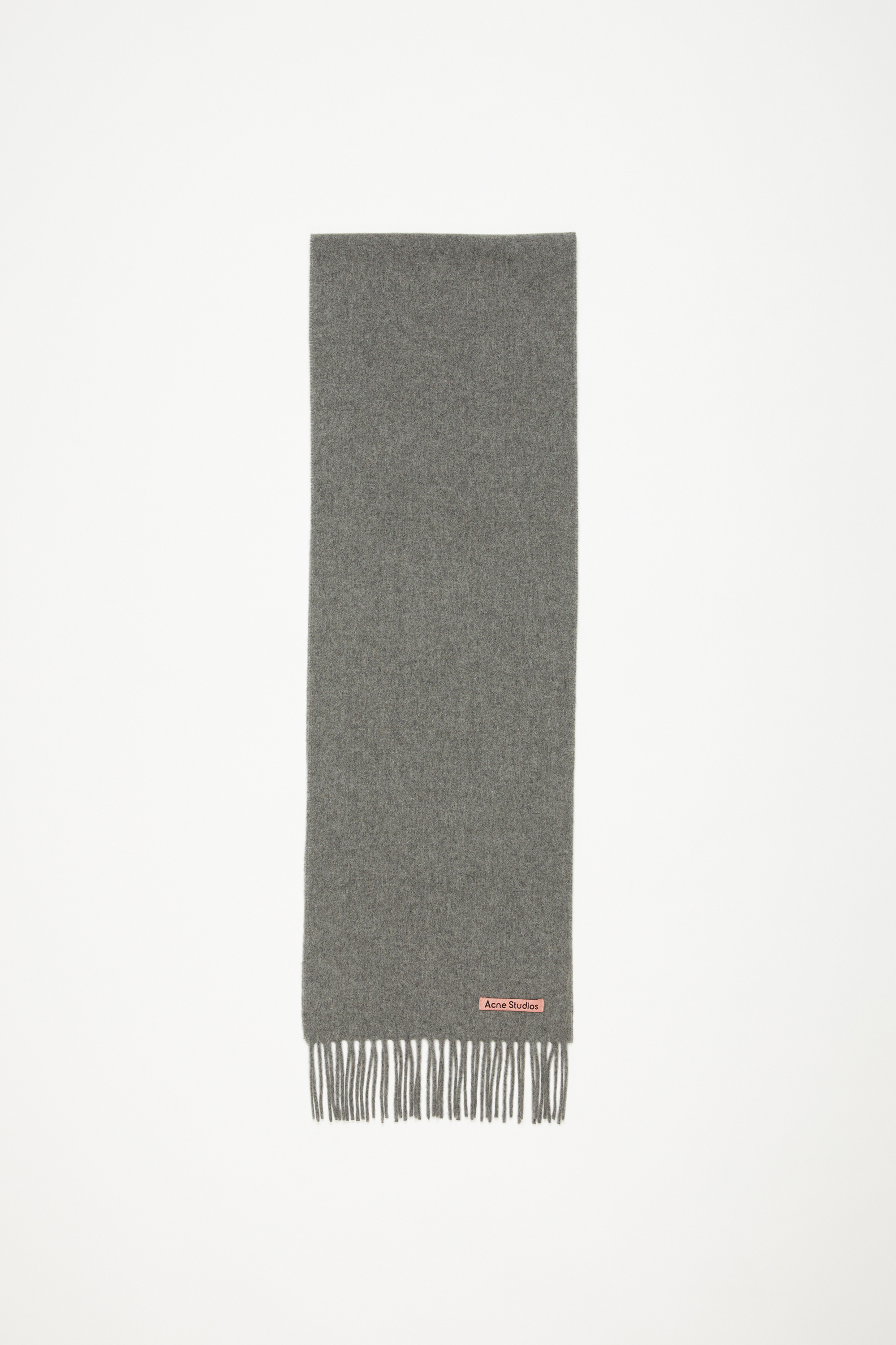 ACNE STUDIOS FRINGE WOOL SCARF - SKINNY