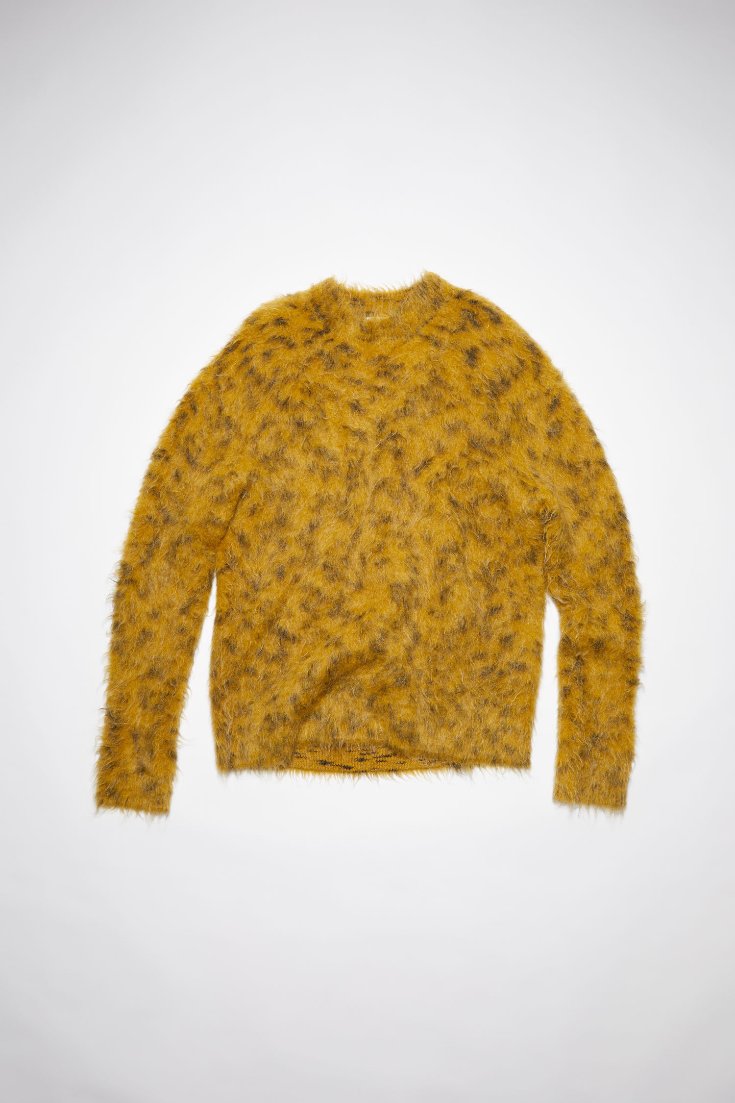 Acne Studios Jacquard Crewneck Sweater Yellow - M