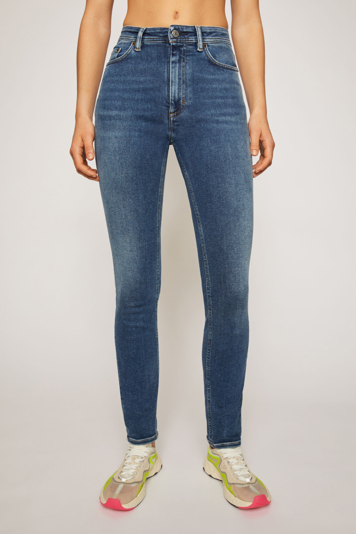 Acne Studios - High-rise skinny jeans 