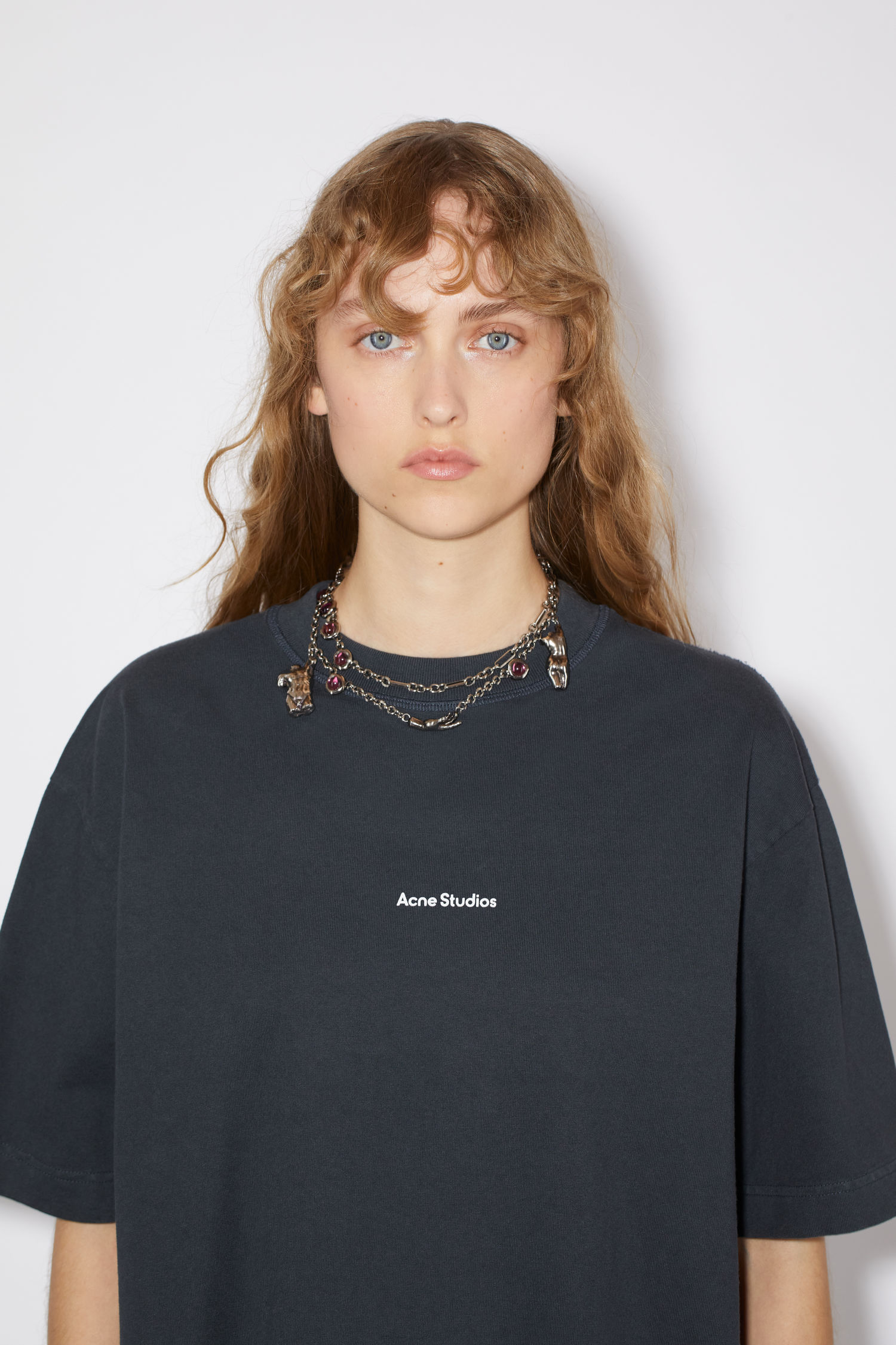 Acne Studios - Logo t-shirt dress - Black