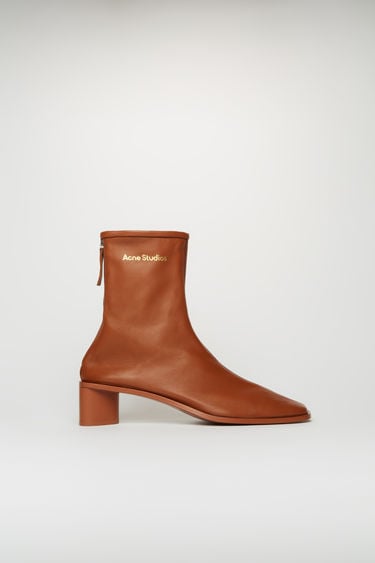 acne branded ankle boots