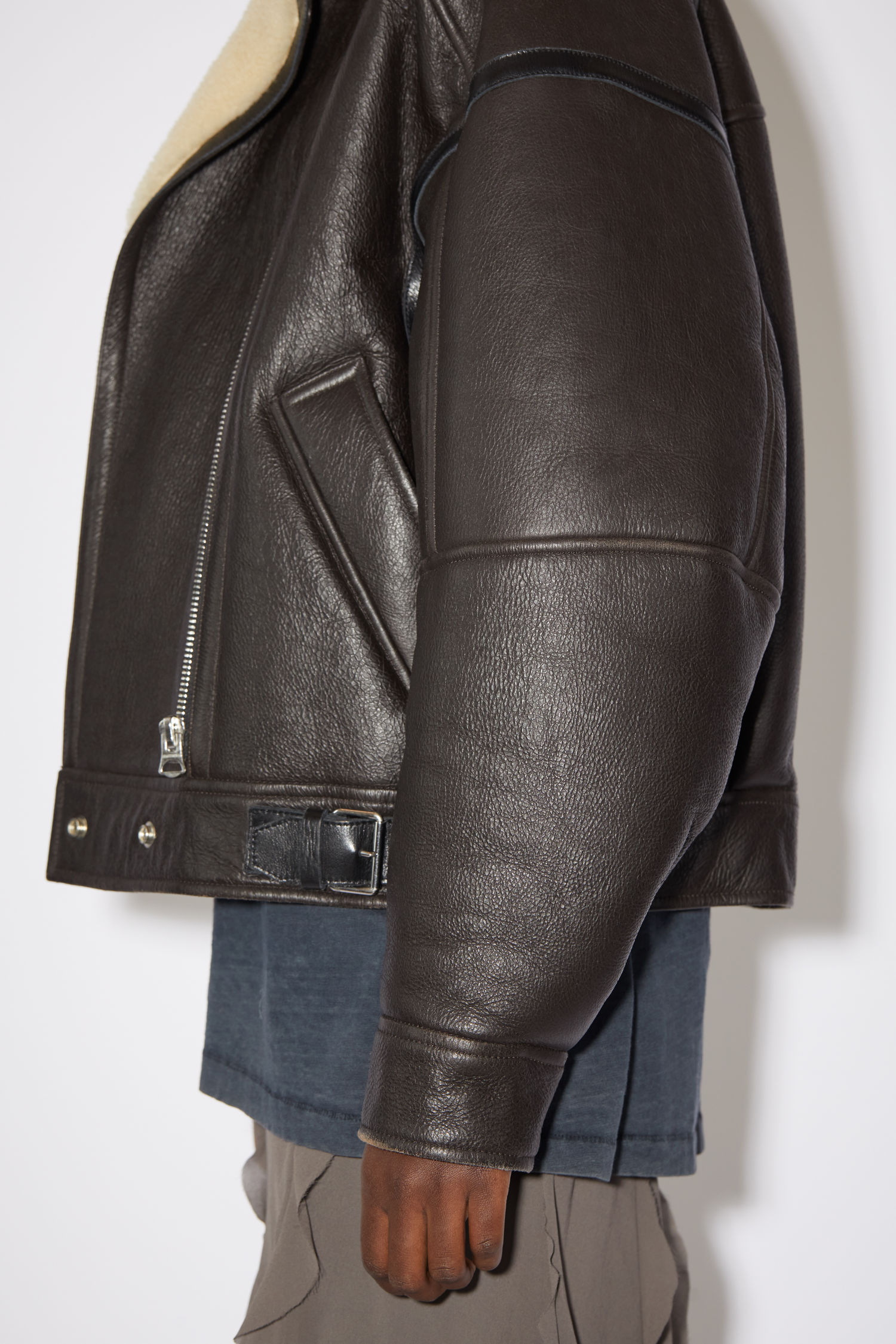 acne studios shearling jacket