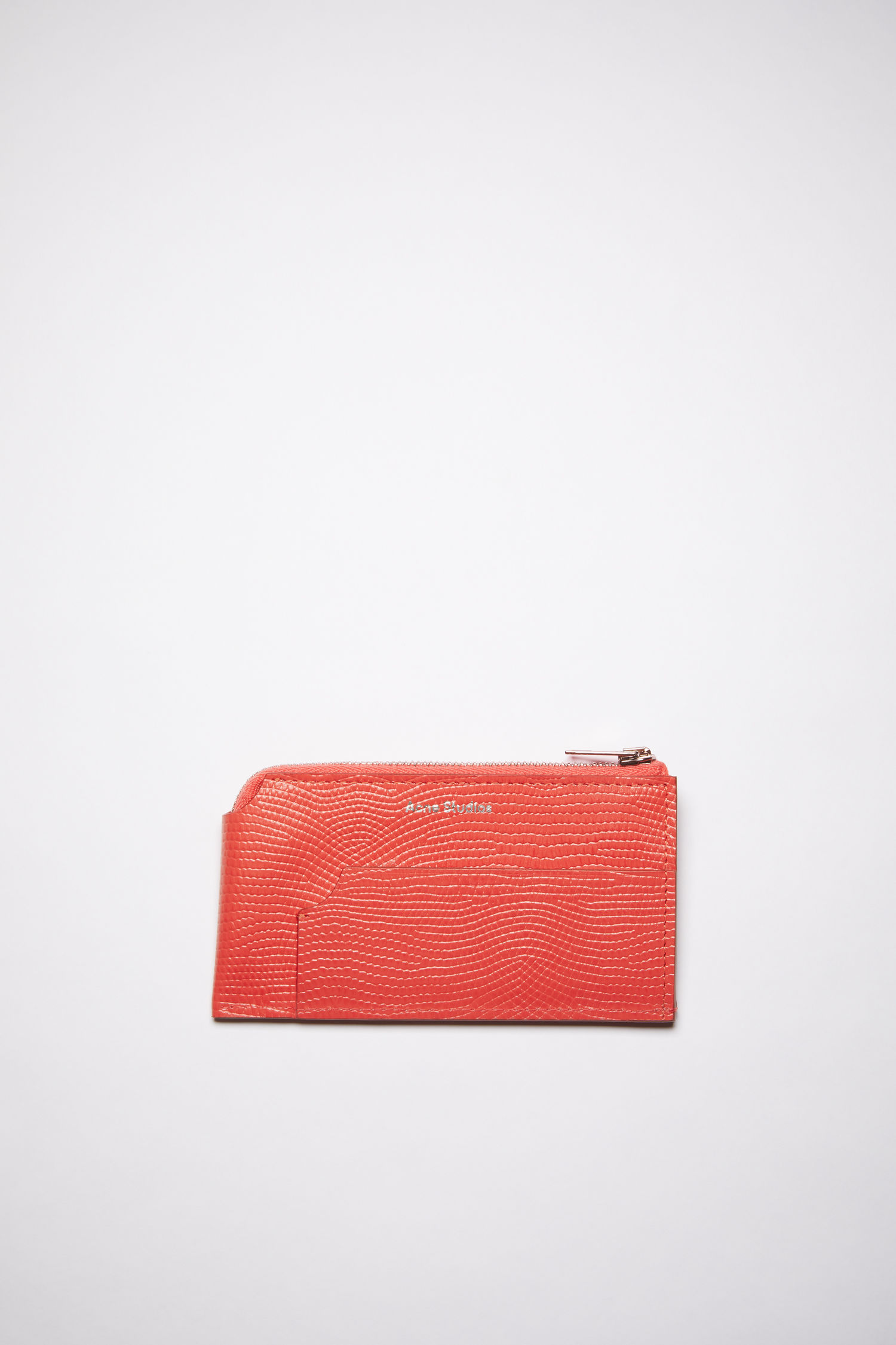 bright red wallet