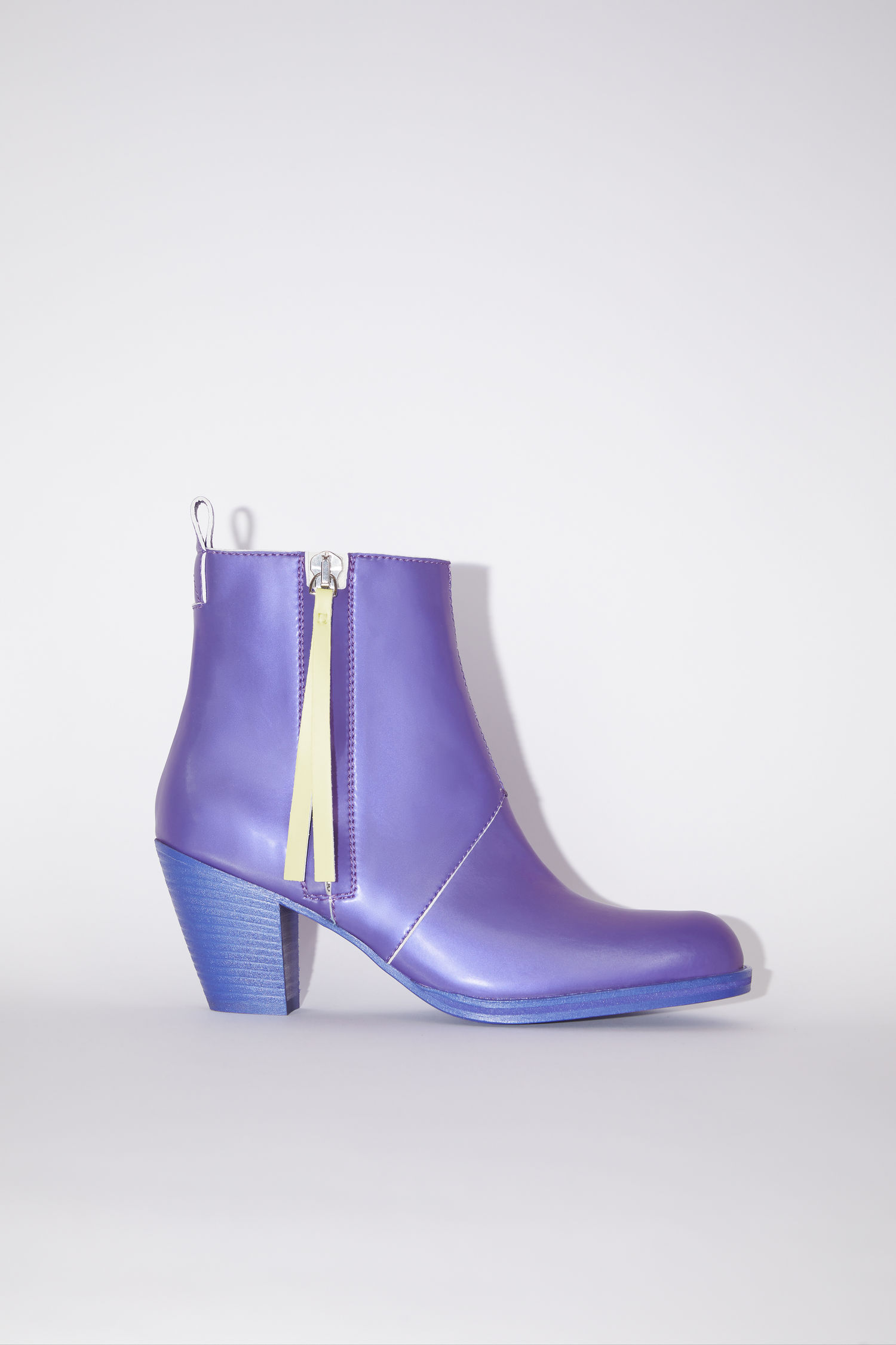 아크네 스튜디오 에코 가죽 부츠 Acne Studios Faux leather boots - Bright blue