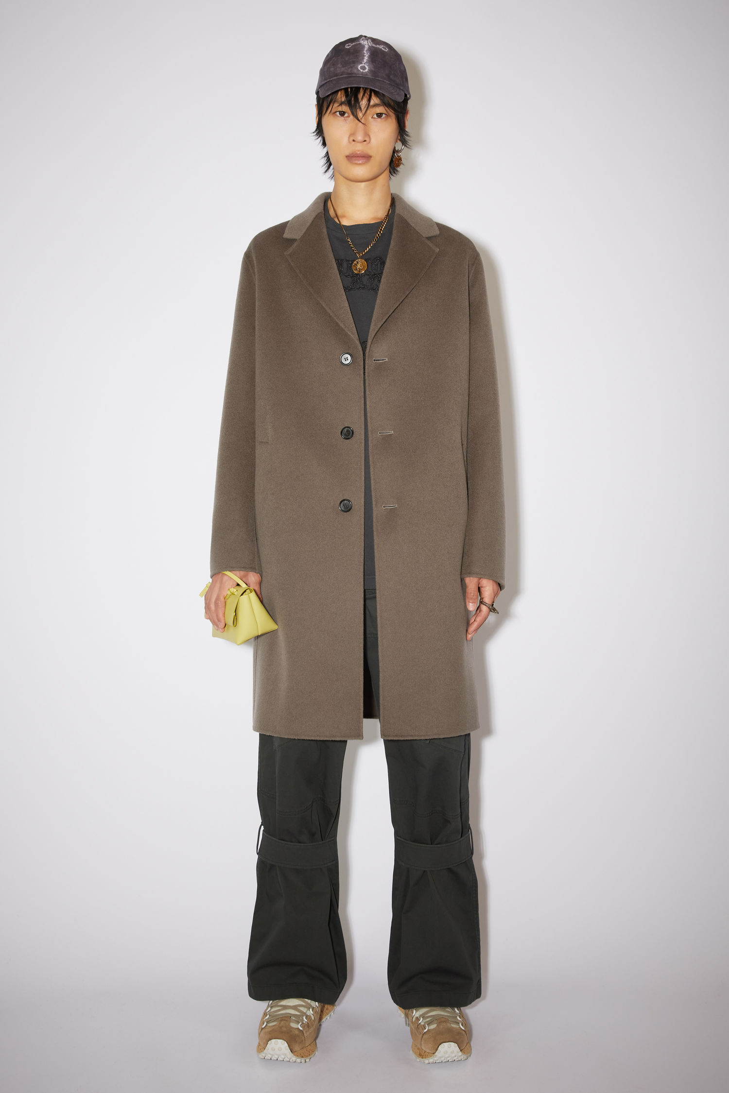 acne studios grey coat