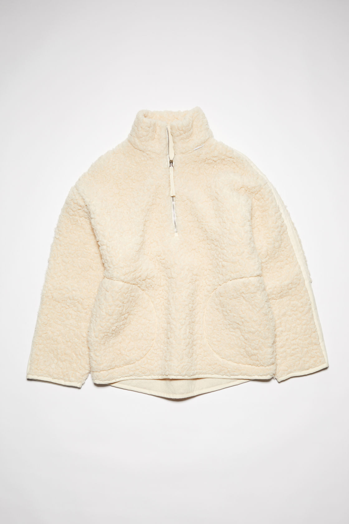 Acne Studios Kids Face 리브 니트 울 비니