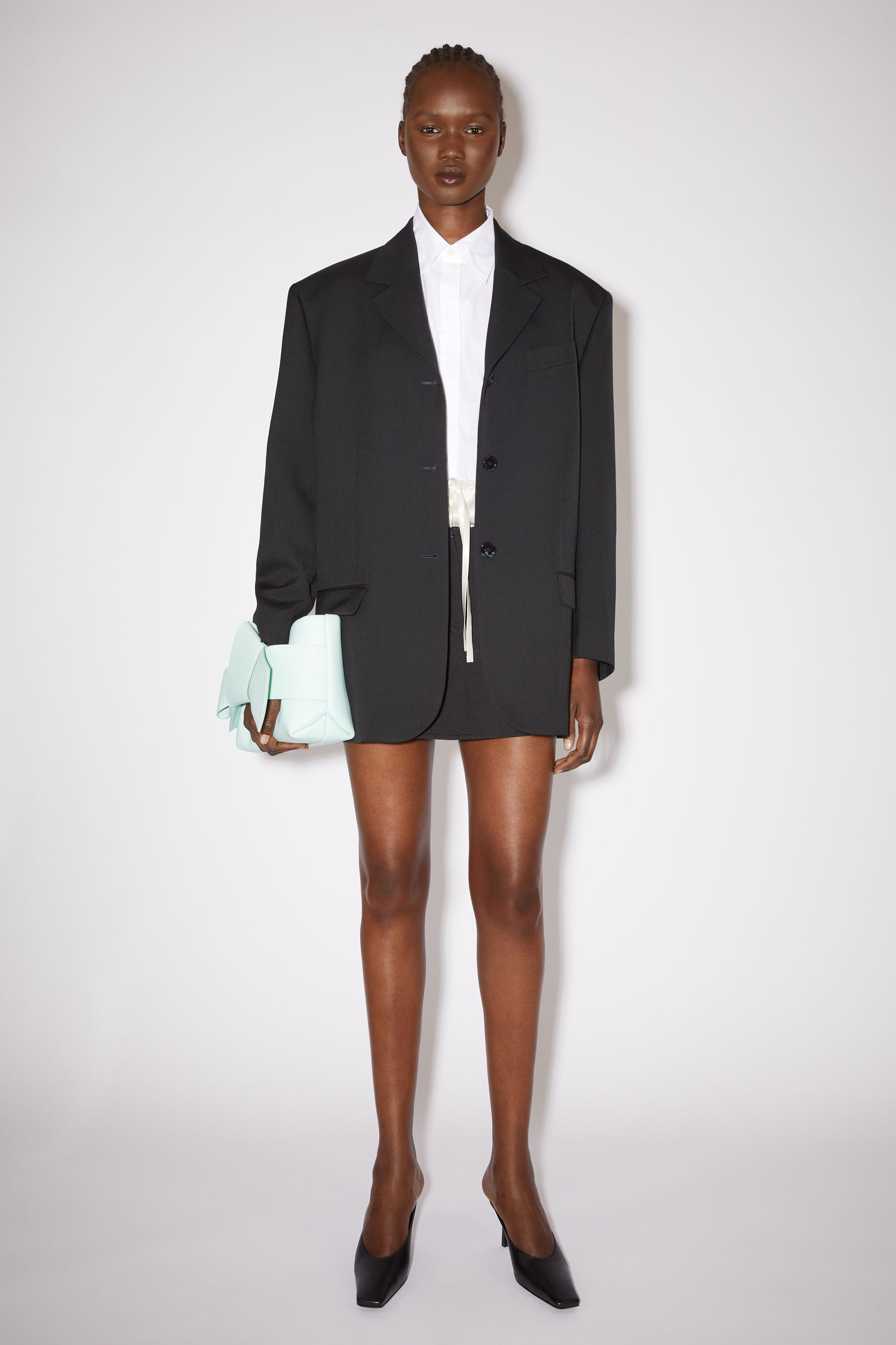 acne studios black blazer
