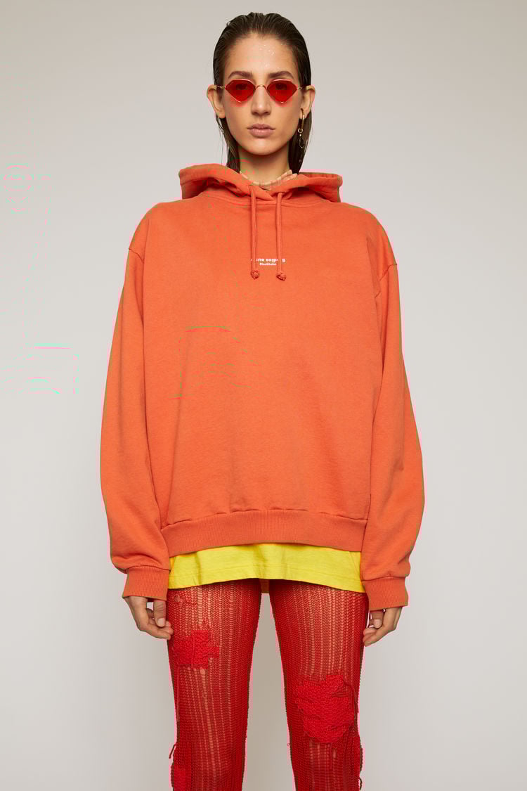 acne studios red hoodie