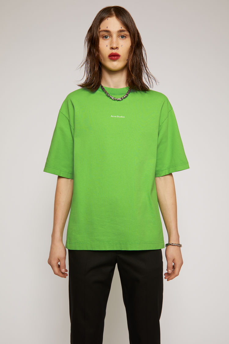 Reverse-logo t-shirt Bright Green