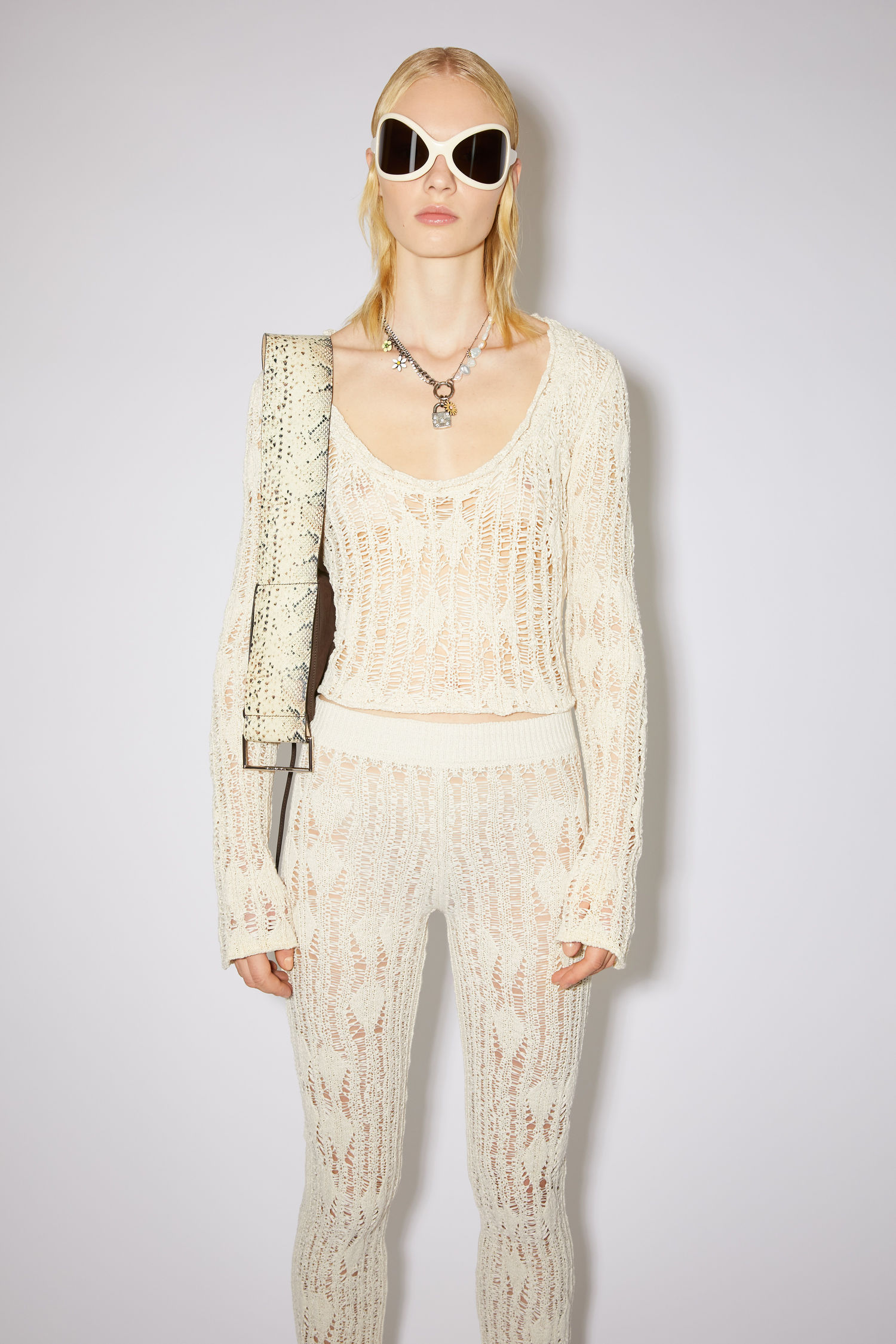 Acne Studios - Diamond sweater - Ivory 
