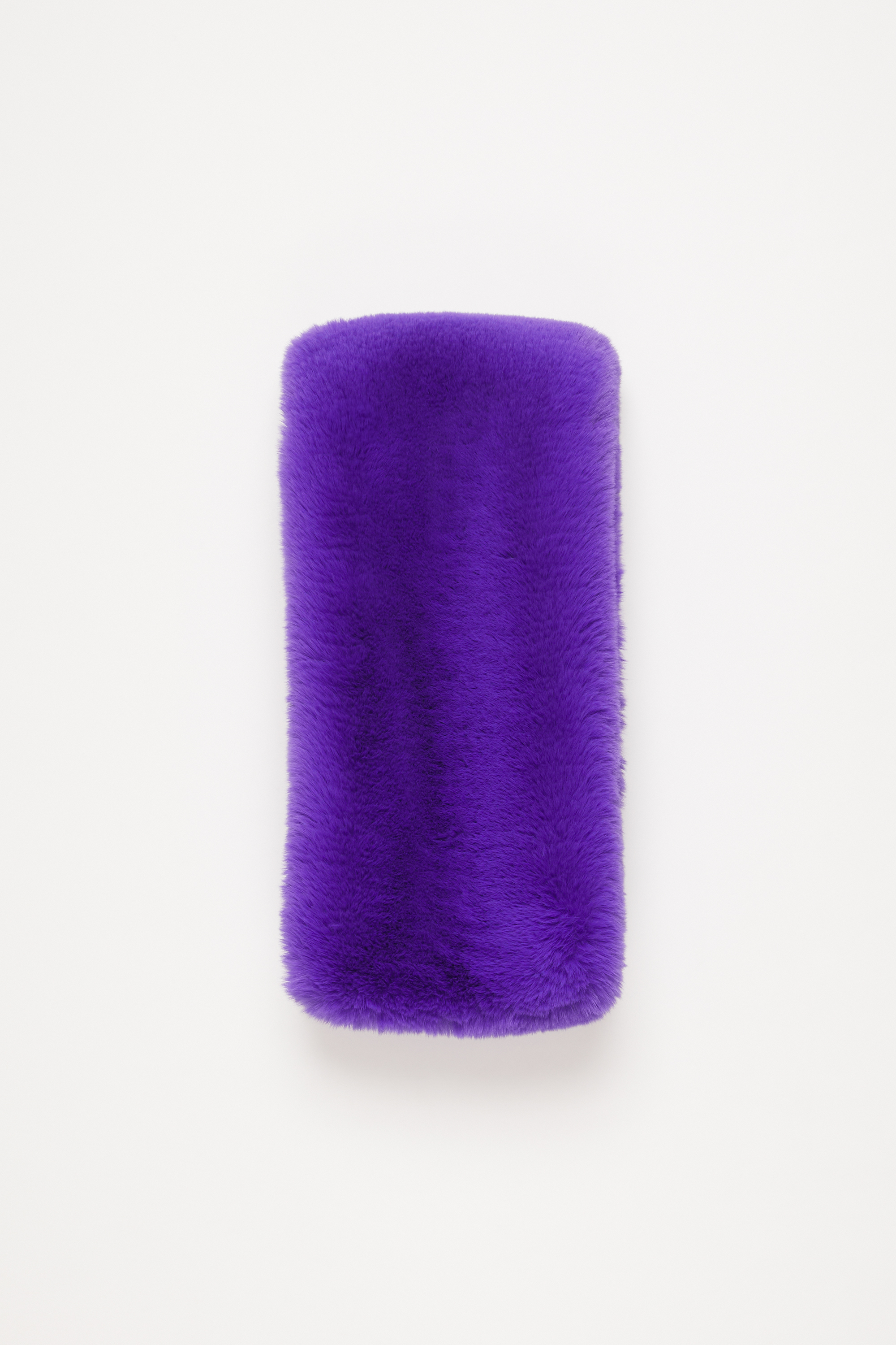 Acne Studios Faux Fur Scarf In Purple