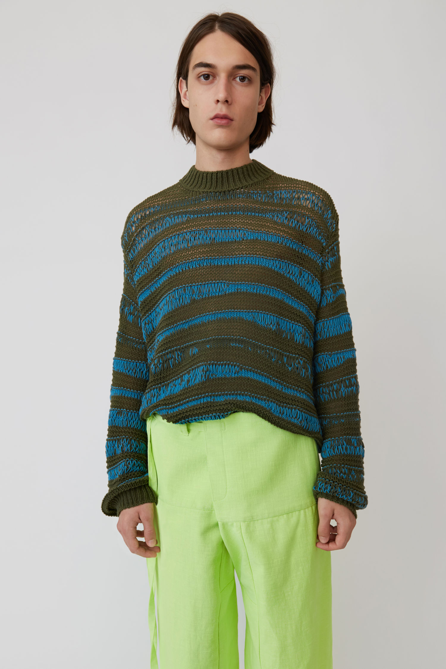 Acne Studios In Khaki/turquoise