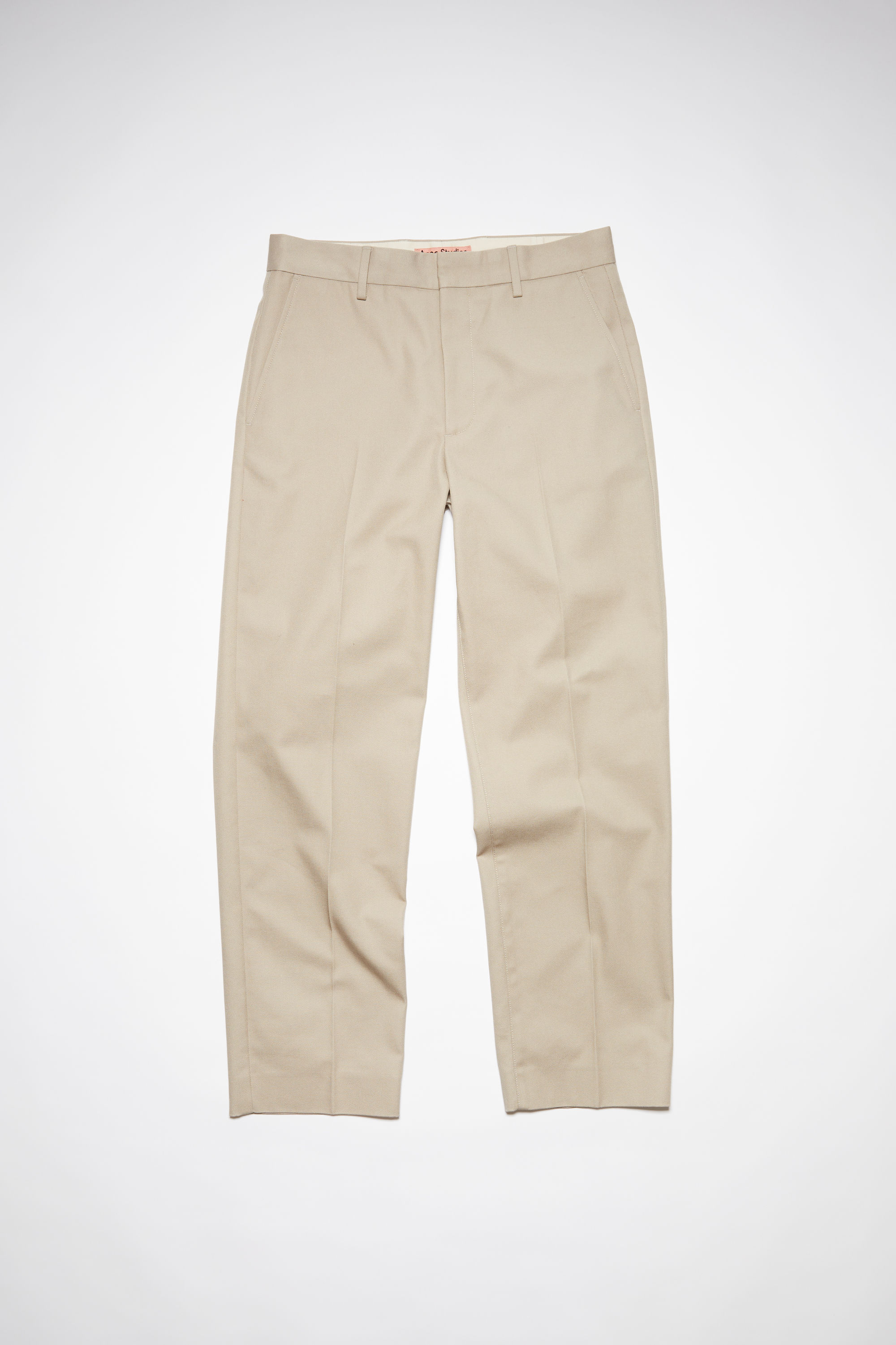 Acne Studios Pink Label Trousers In Stone Grey | ModeSens