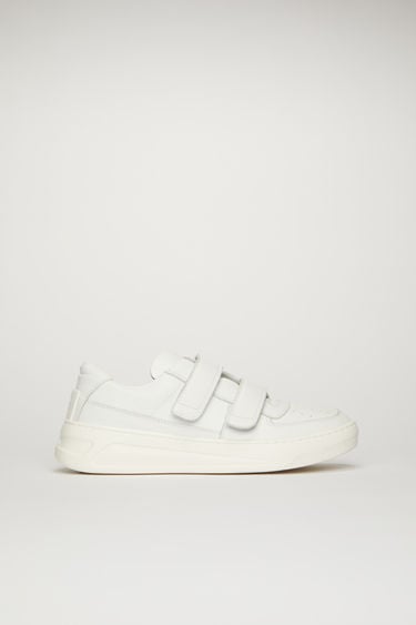 acne velcro sneakers white