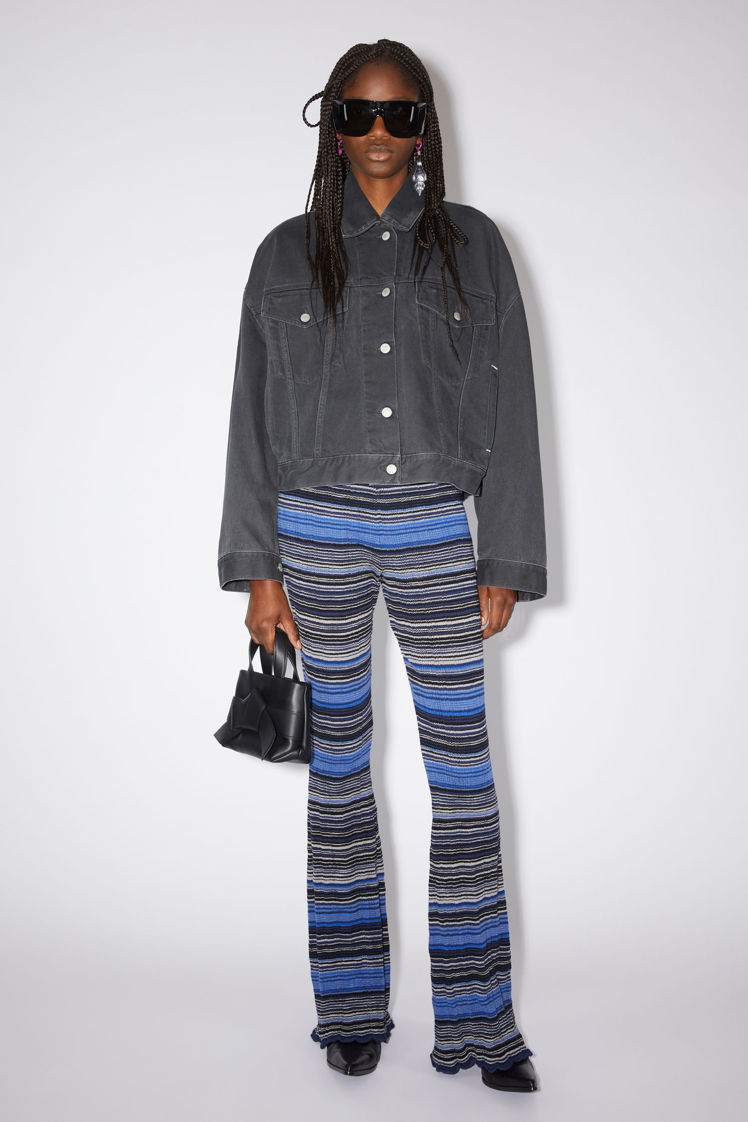 acne studios cropped denim jacket