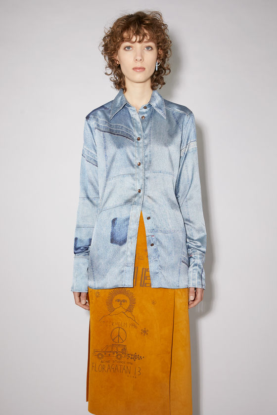 FN-WN-BLOU000618, Denim blue