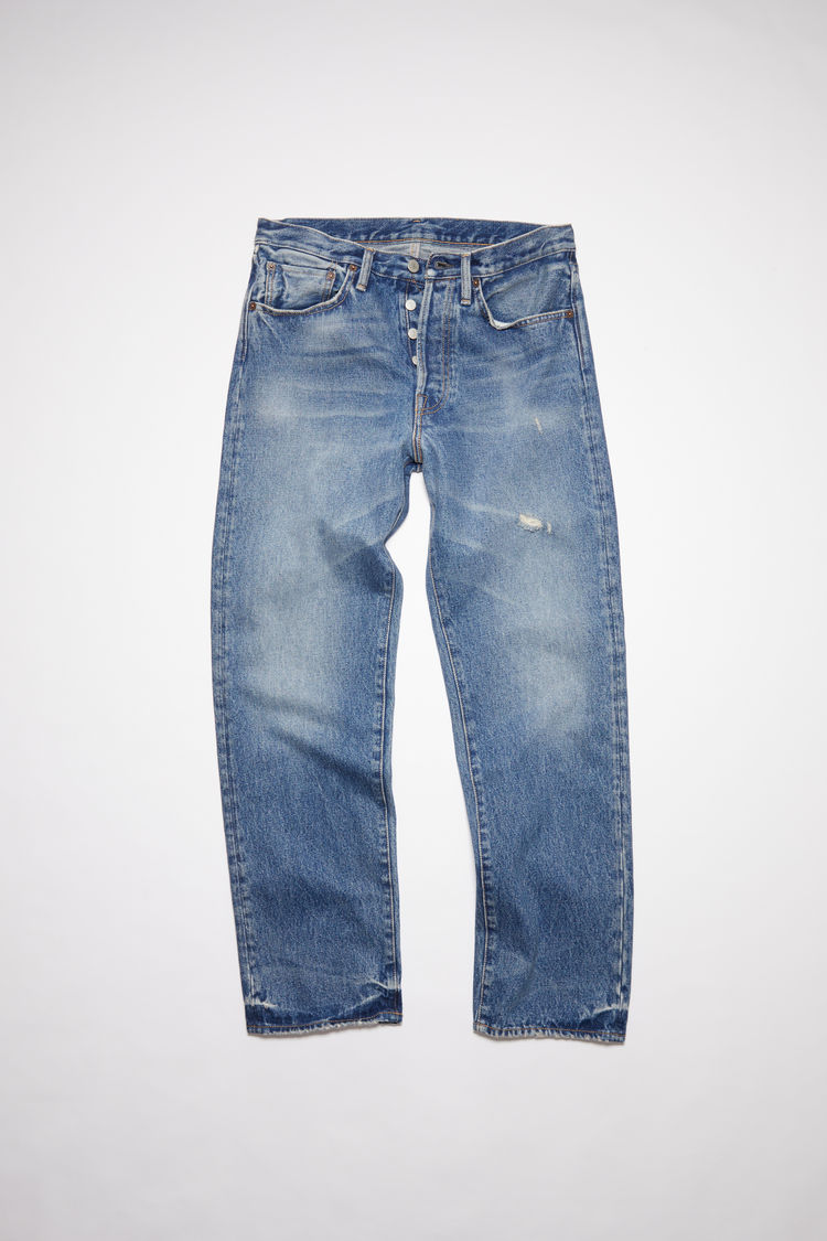 Acne Studios Relaxed Fit Jeans - 2003 In Mid Blue