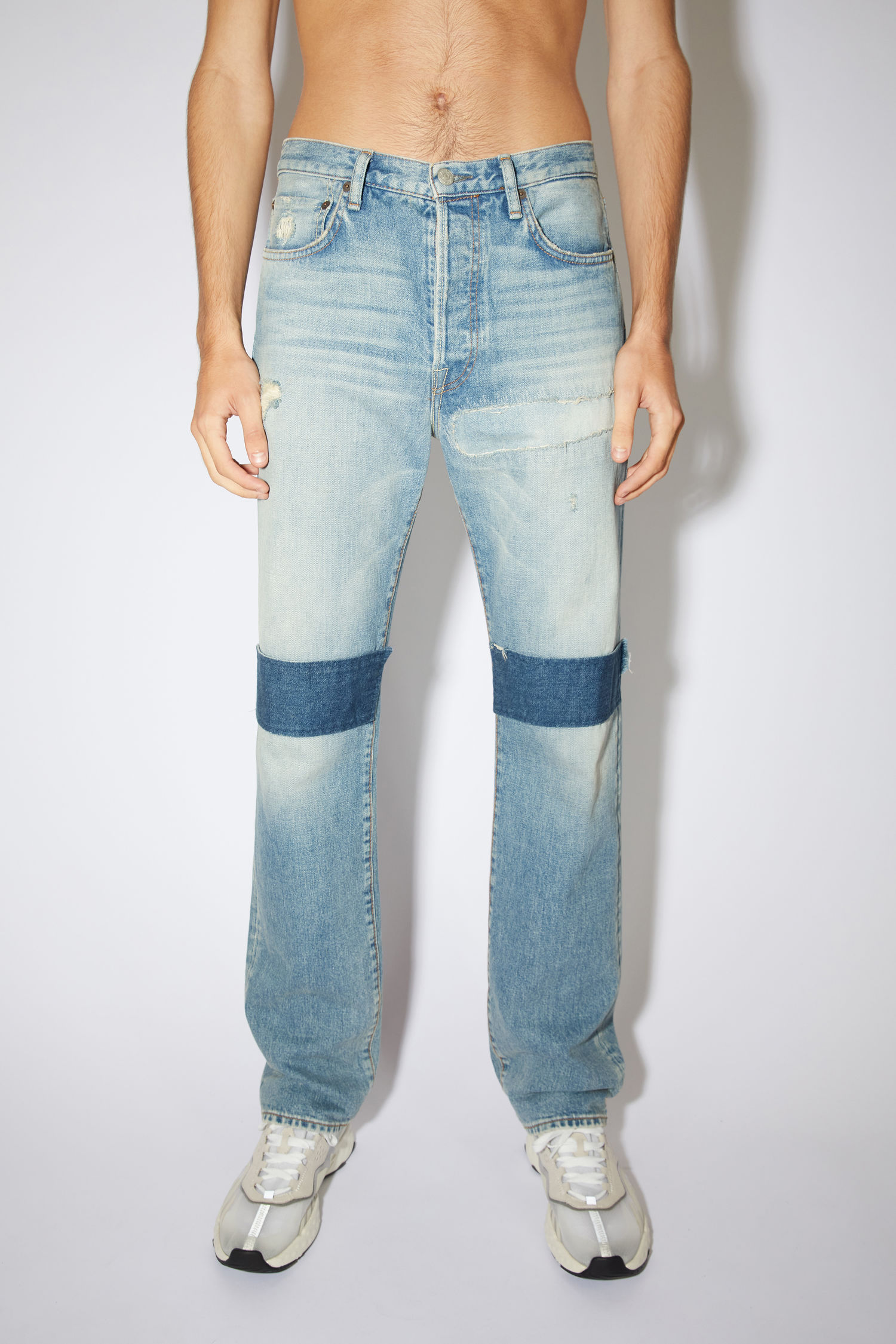 아크네 스튜디오 청바지 Acne Studios Straight fit jeans - Light blue