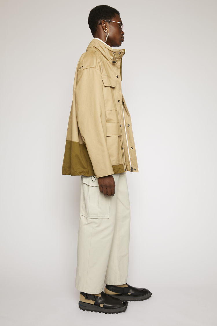 Acne Studios Cotton-twill Field Jacket Mushroom Beige/taupe Grey
