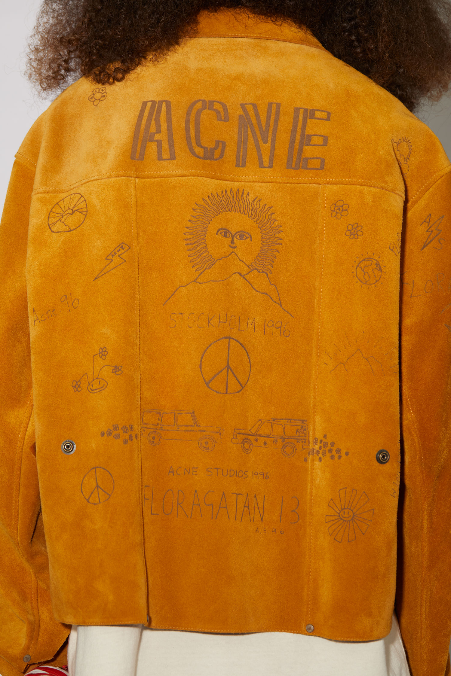 acne studios suede jacket