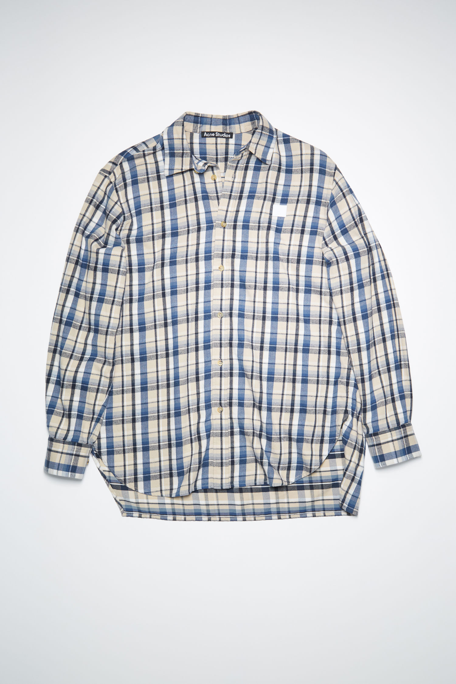 flannel jacket blue
