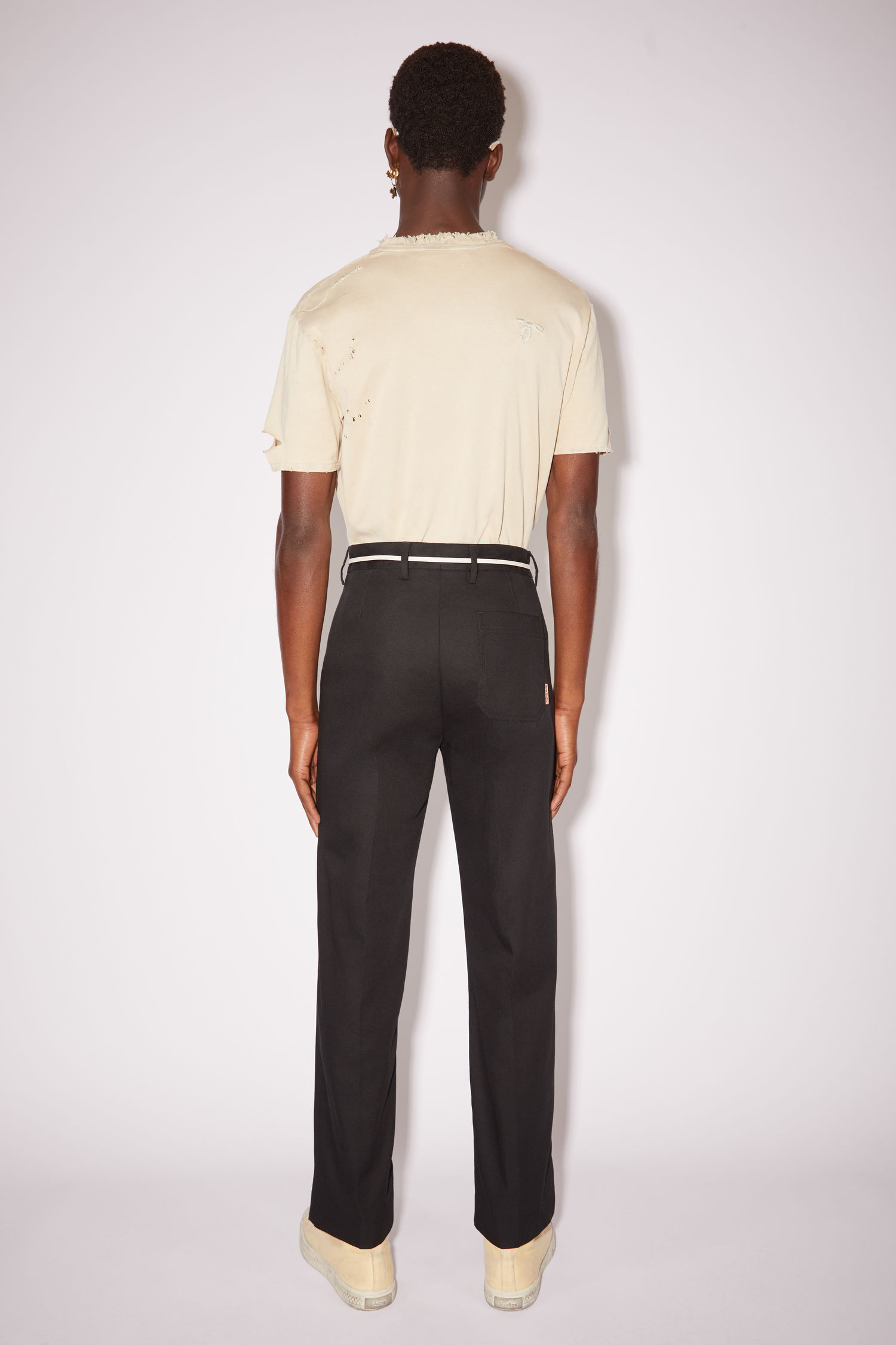 Acne Studios - Regular fit trousers - Black
