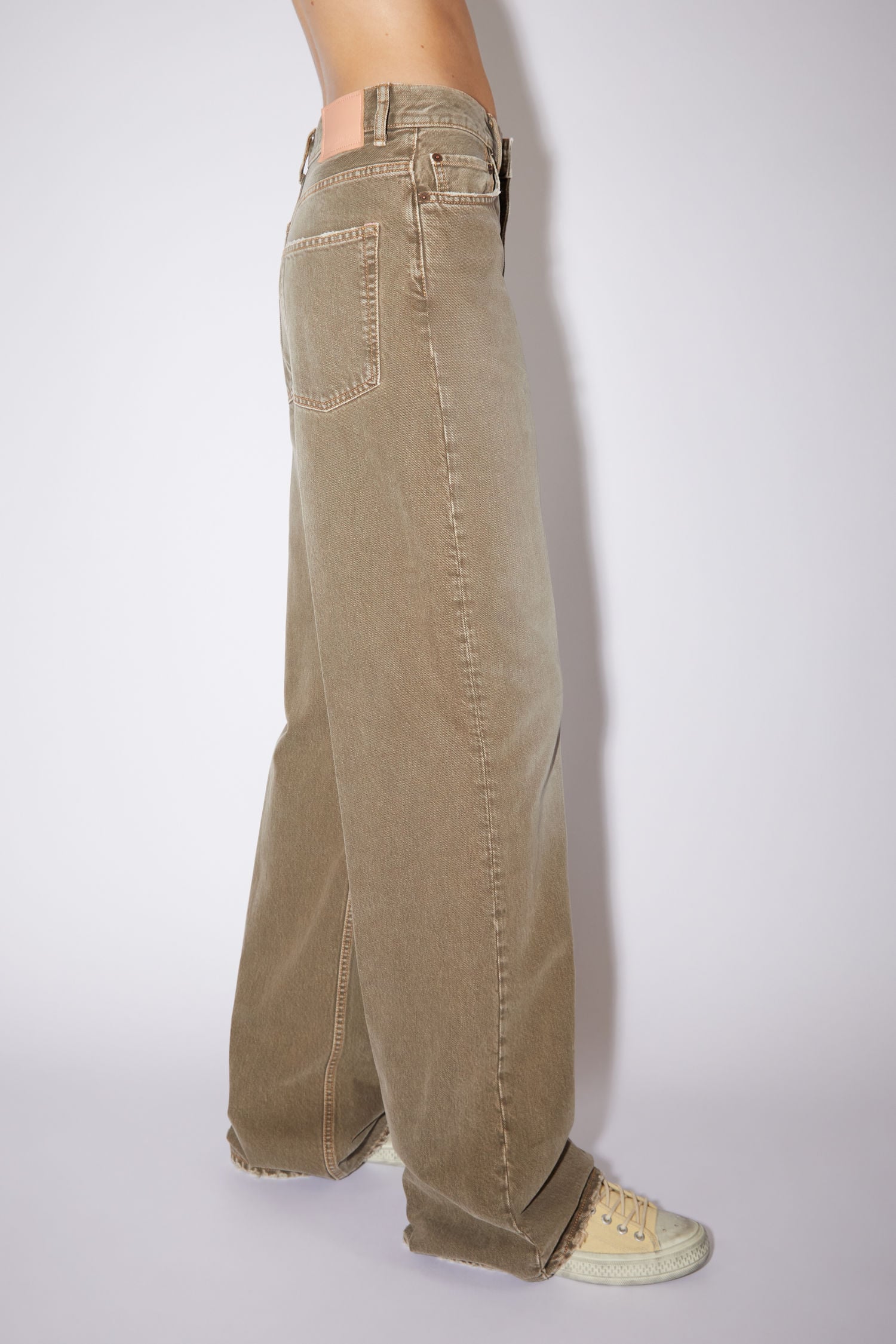 Acne Studios - Loose bootcut jeans - Beige