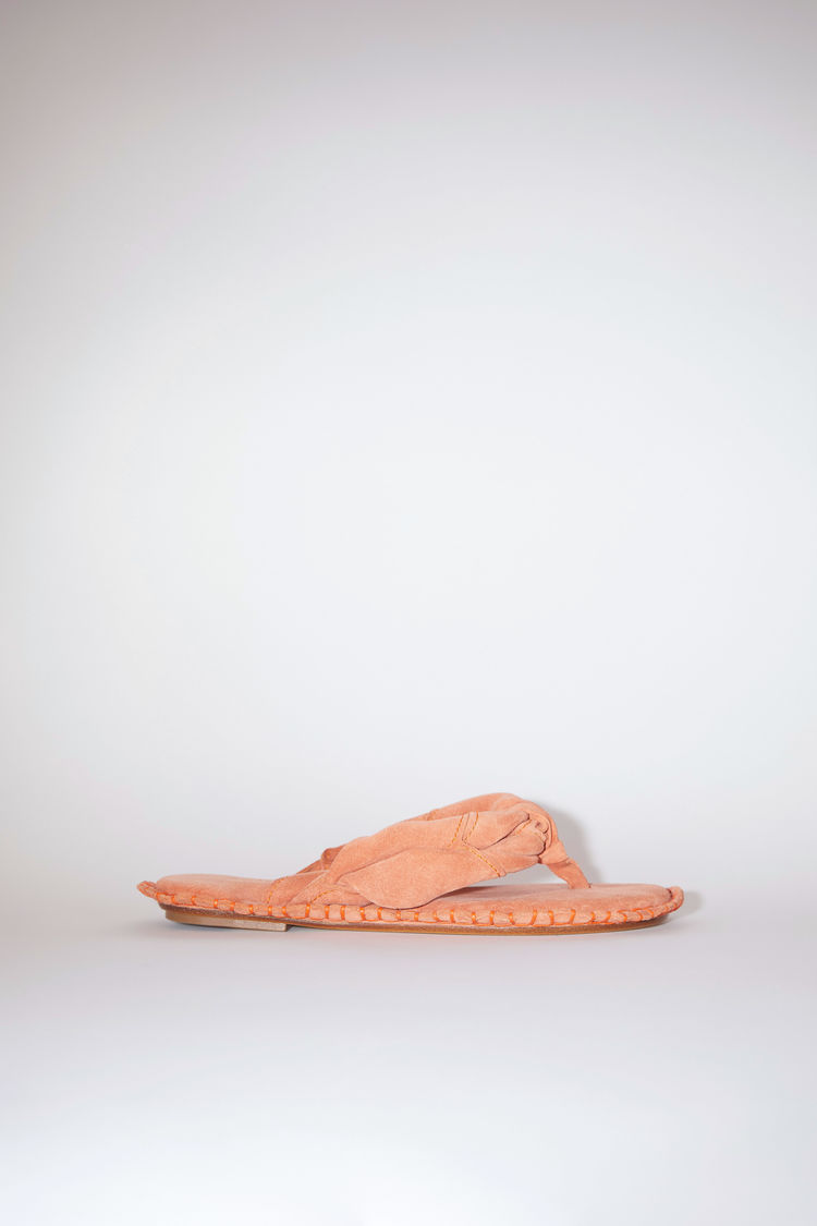 Acne Studios Suede Sandals Orange