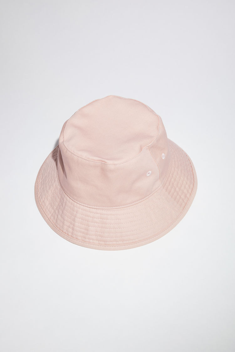Acne Studios Twill Bucket Hat In Dusty Pink