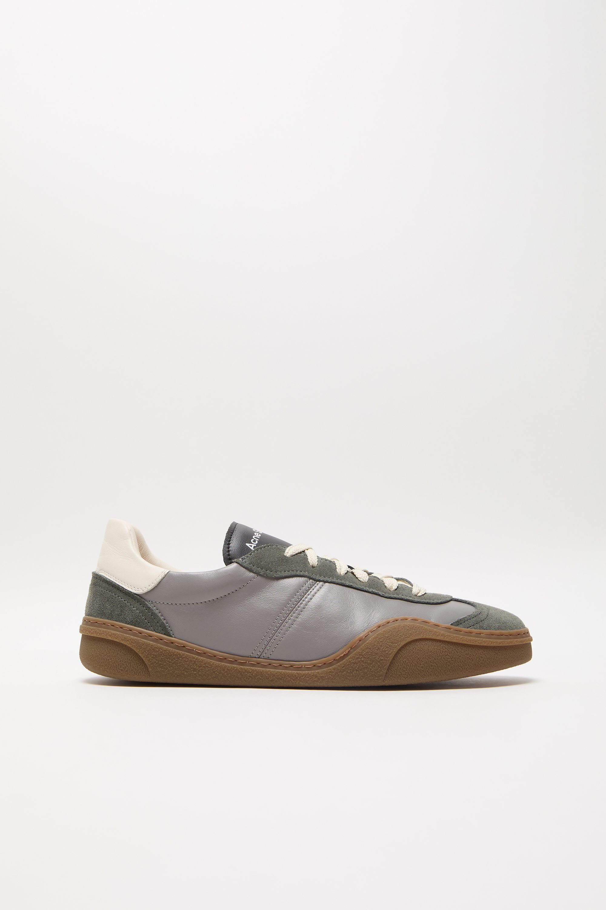 Acne Studios Men Leather Low-top Sneakers In Multi