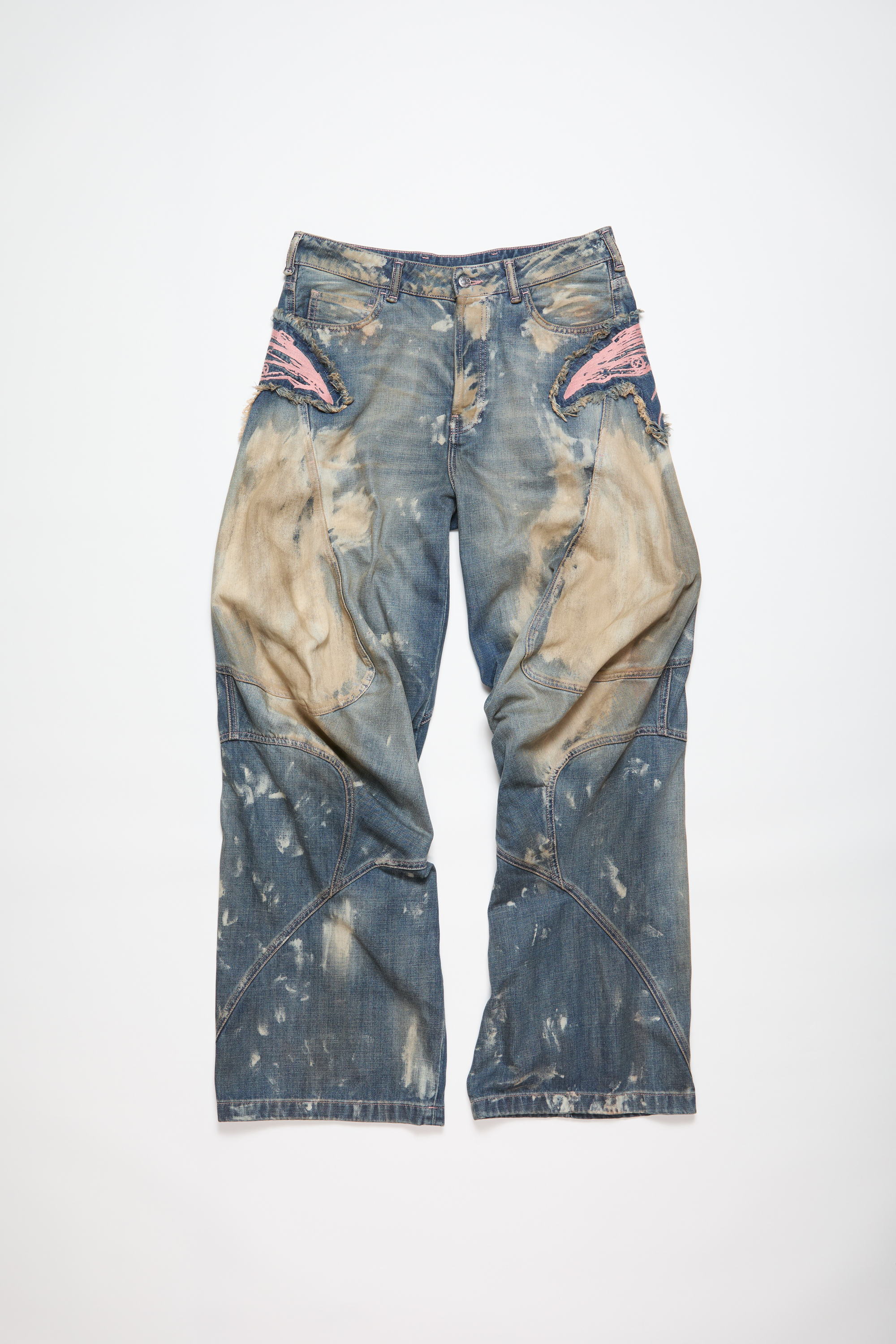 Acne Studios Blue Loose-fit Jeans In Mid Blue