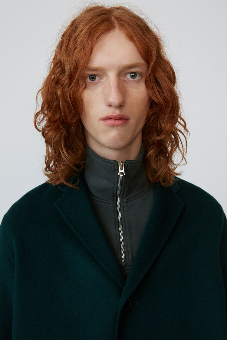 Acne Studios Oversized Coat Bottle Green