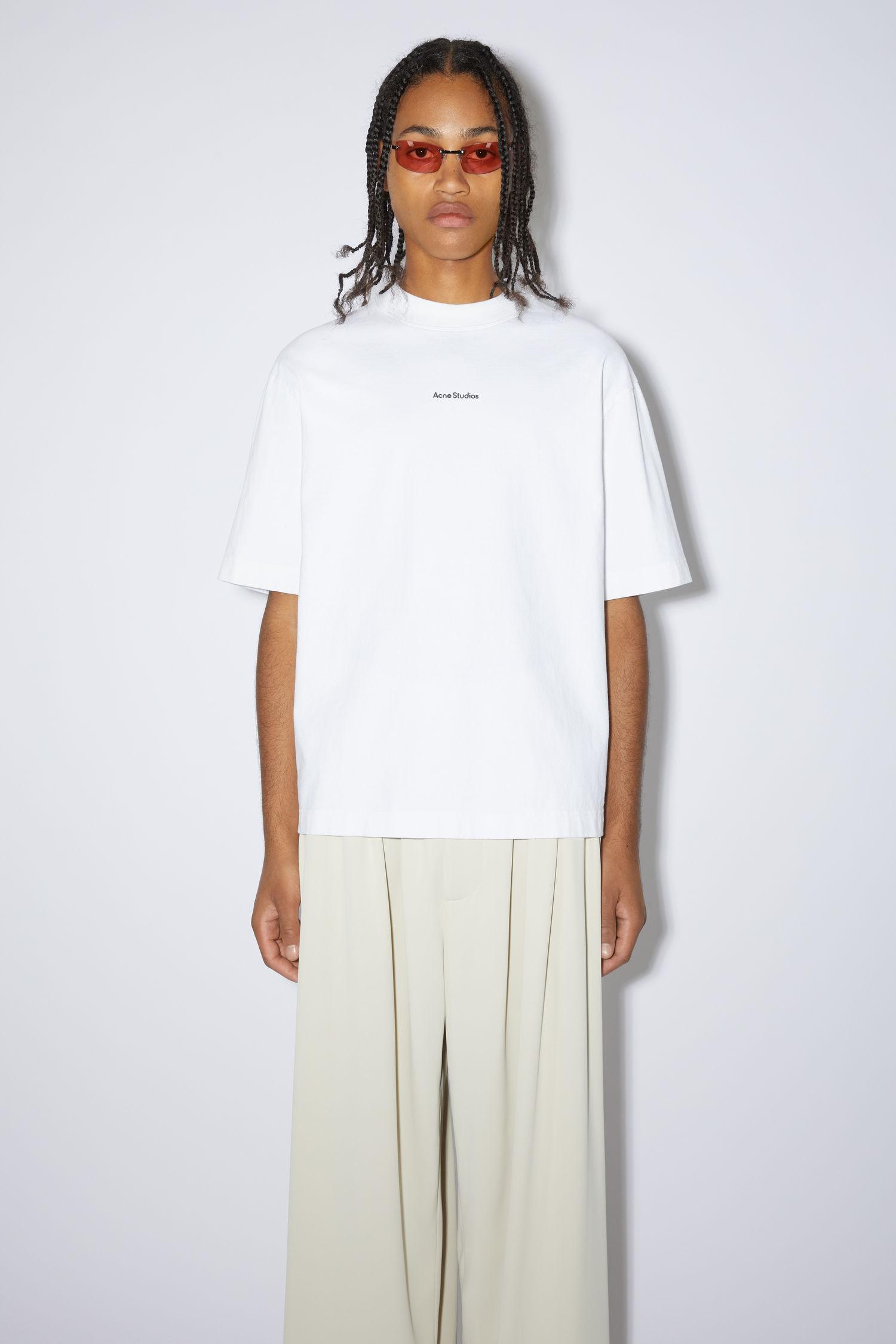 Acne Studios - Logo t-shirt - Optic White