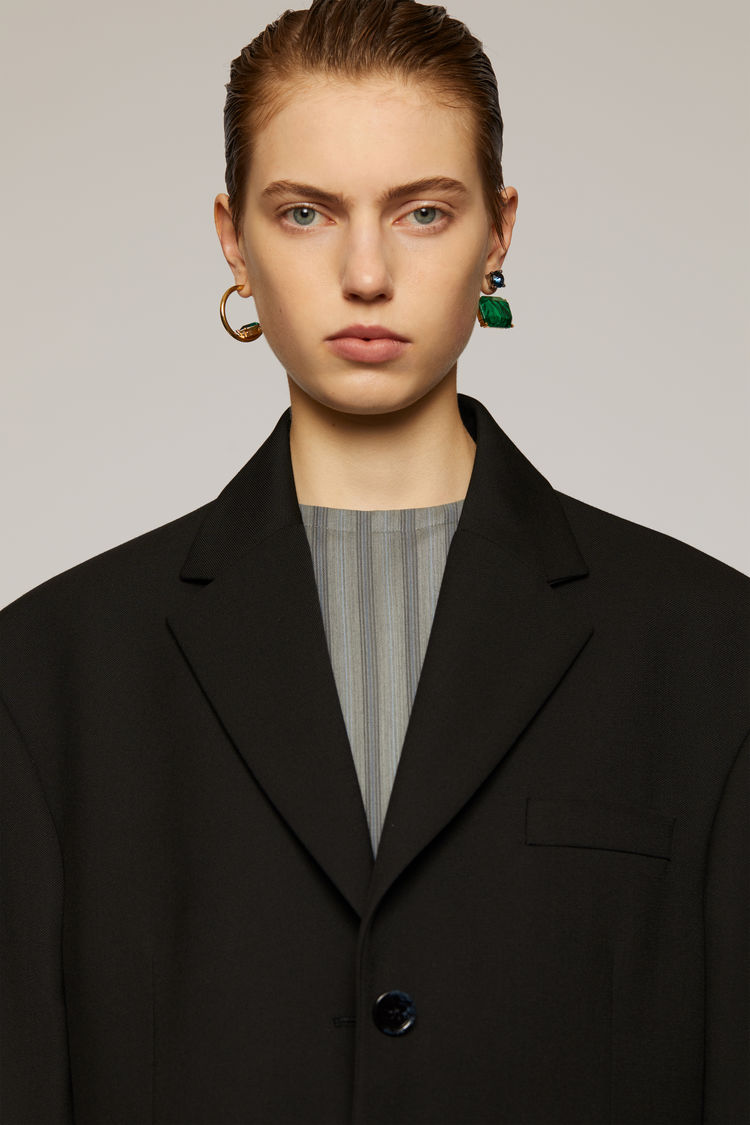 Acne Studios Single-breasted Suit Jacket Black