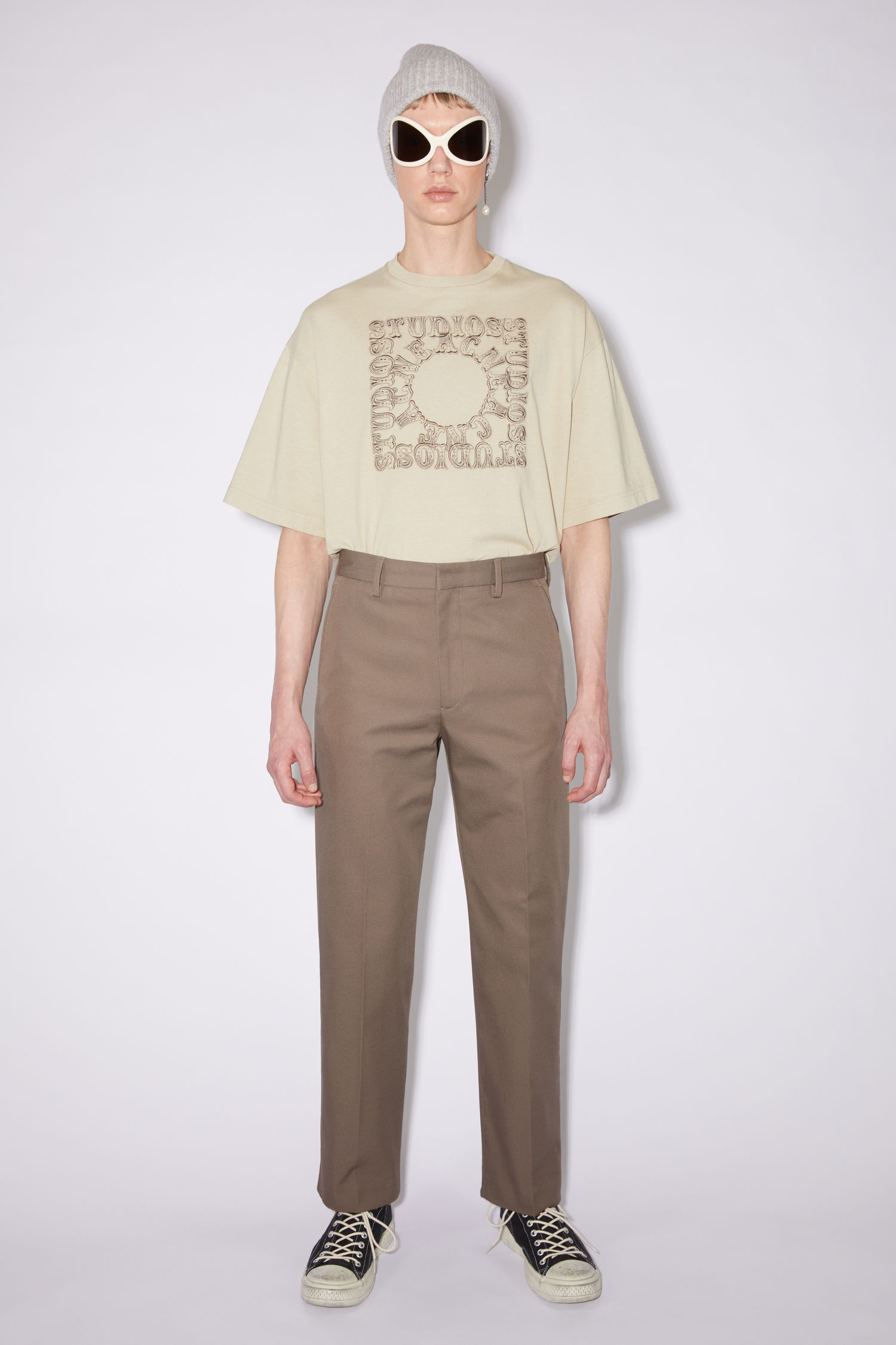 Regular fit trousers - Fox grey