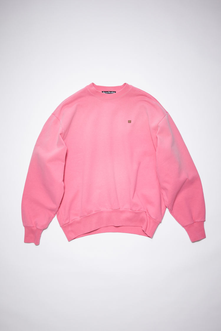 Acne Studios Crew Neck Sweater In Bubblegum Pink