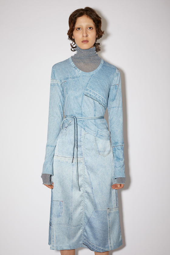 FN-WN-TSHI000402, Light Blue/Denim Blue