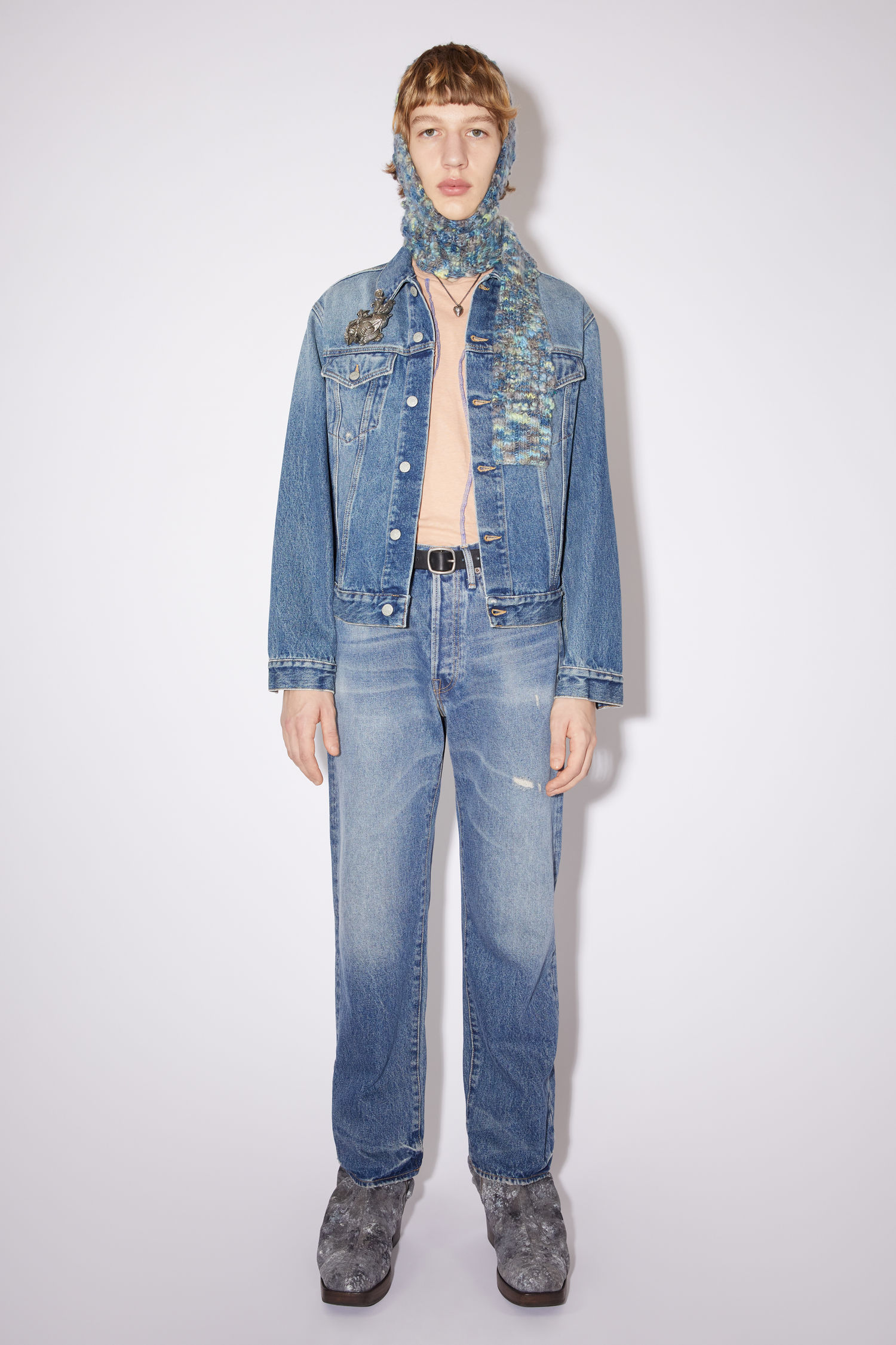 denim jacket acne studios