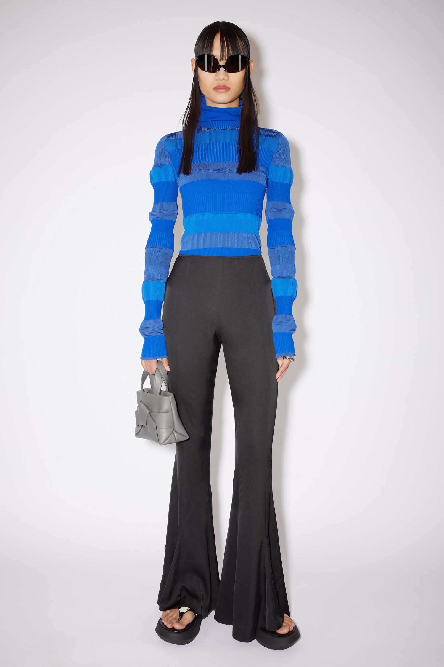 Acne Studios - Satin flared trousers 
