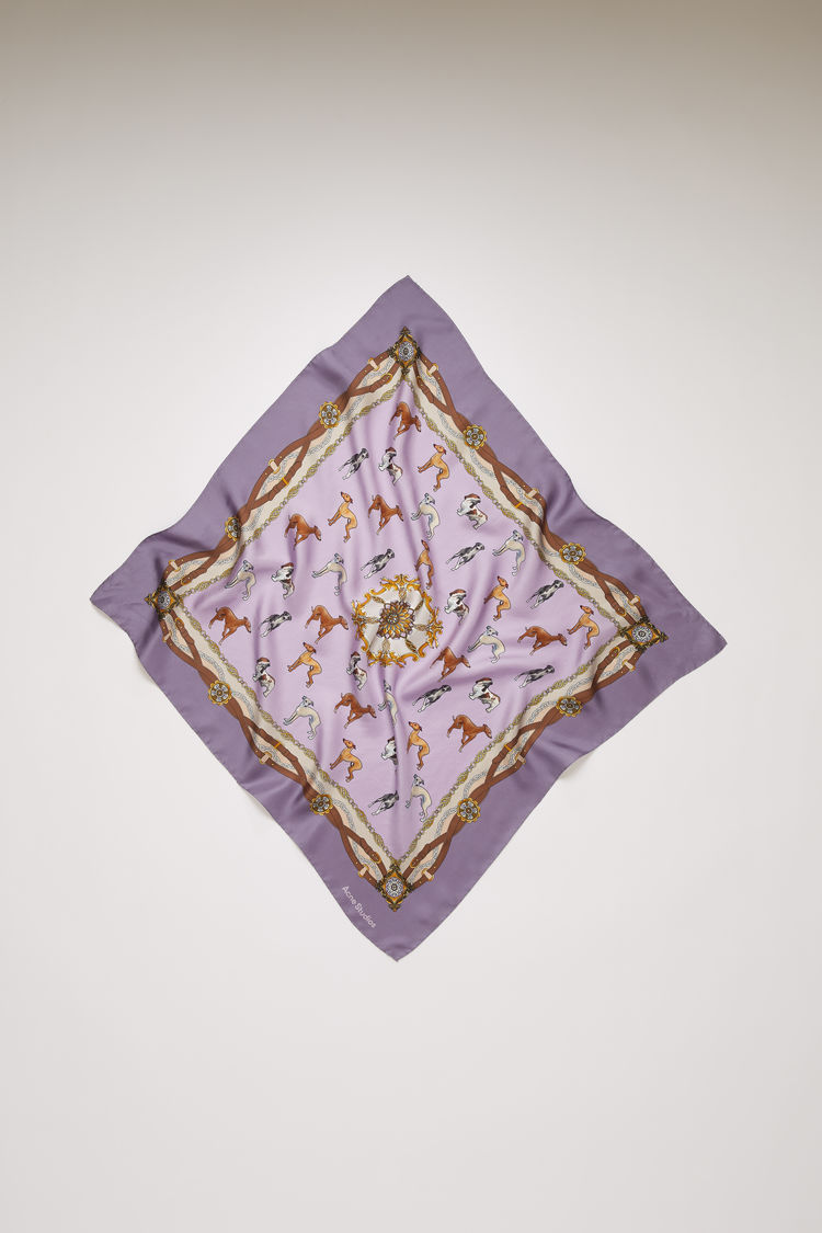 acne studios silk scarf