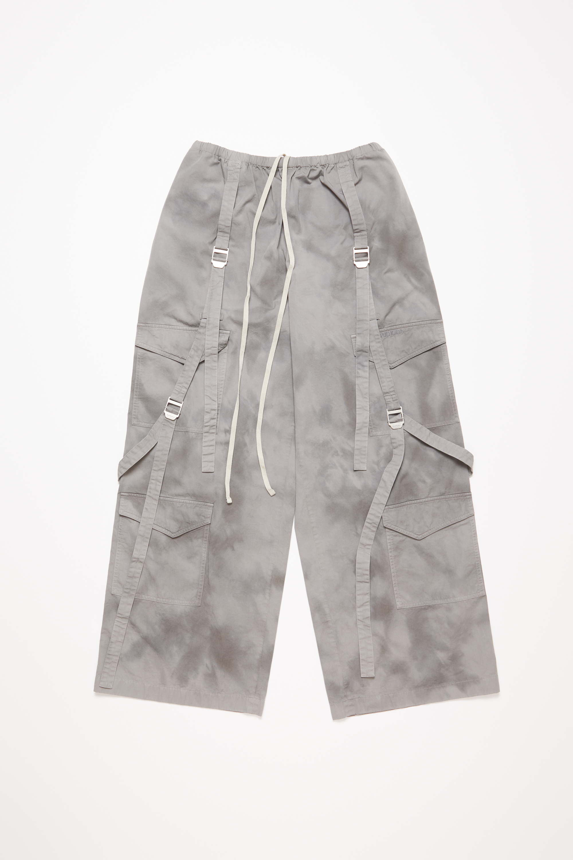 Acne Studios Cargo Trousers In Mid Grey