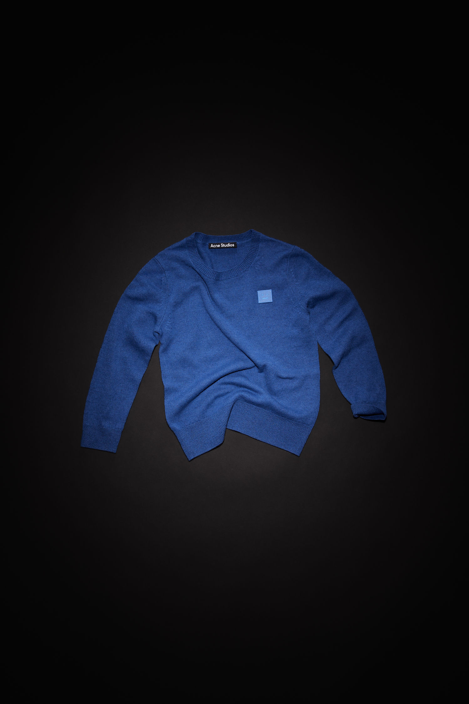 아크네 스튜디오 키즈 스웨터 Acne Studios Childrens wool crew neck sweater - Dusty blue