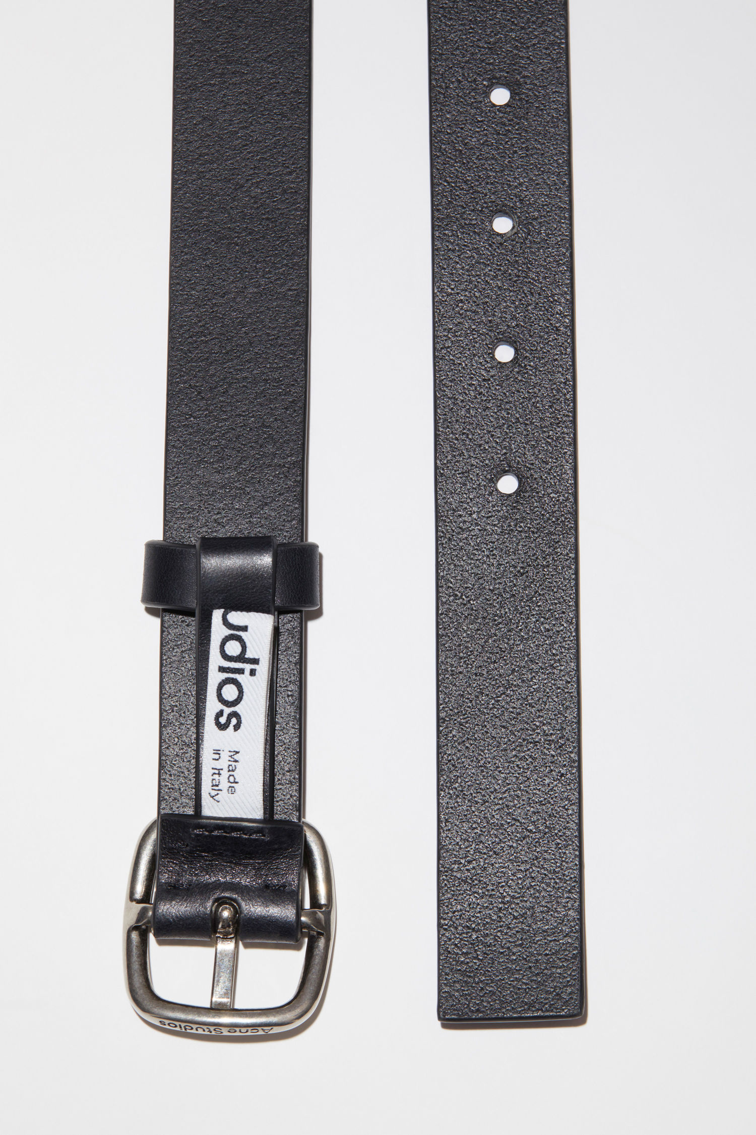 Acne Studios - Classic leather belt - Black