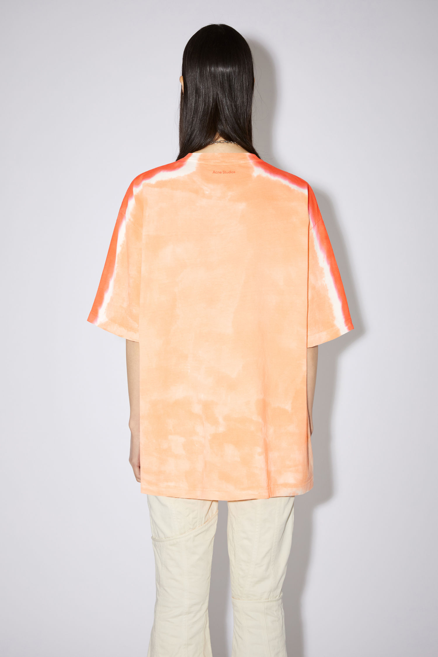 Crew neck t-shirt - Orange/coral