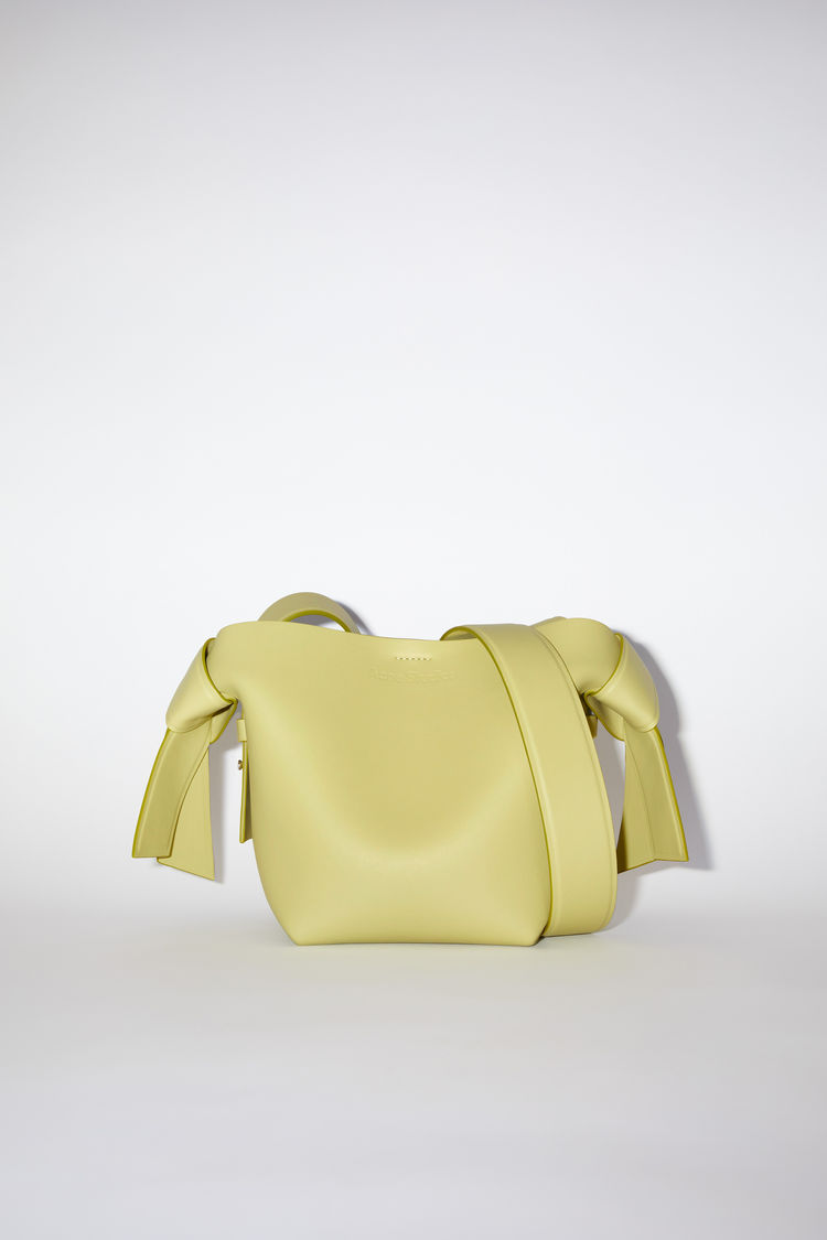 Acne Studios Musubi Mini Shoulder Bag In Apple Green | ModeSens